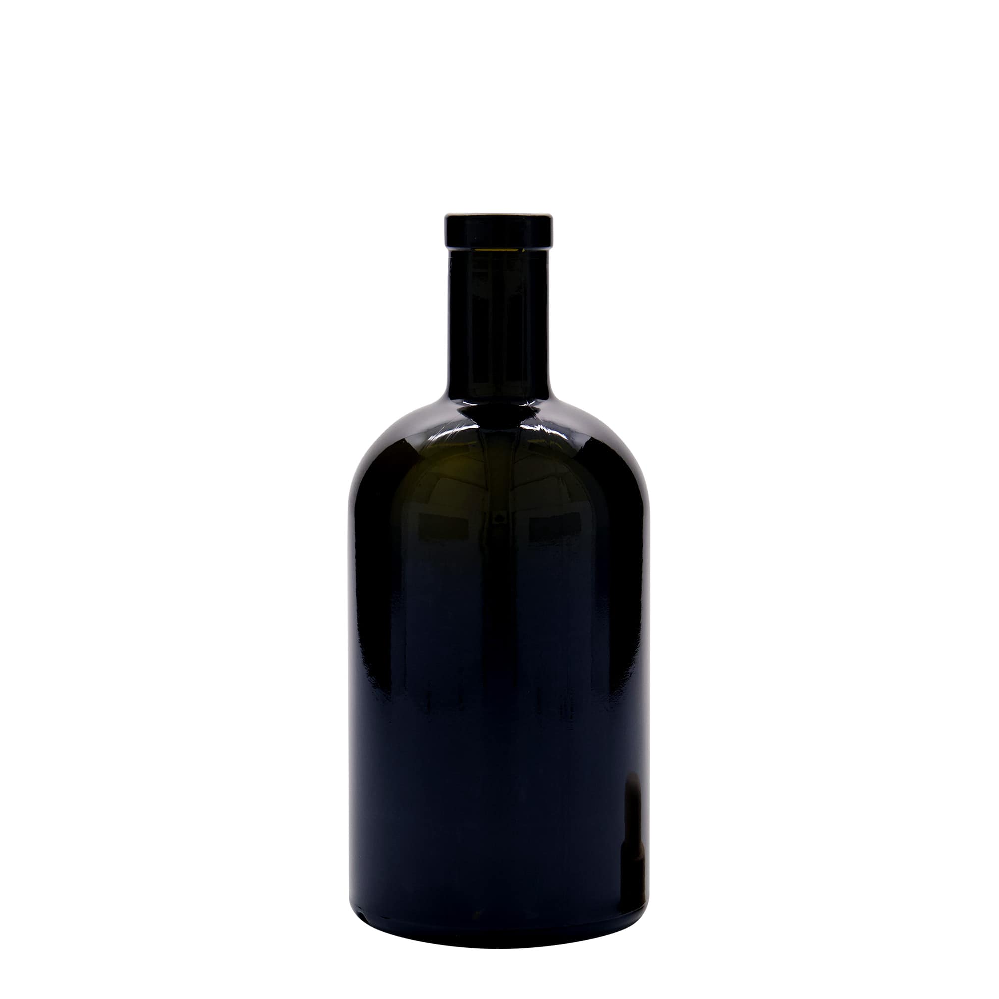 500 ml Glasflasche 'Farmacia', antikgrün, Mündung: Kork 500 ml Glasflasche 'Farmacia', antikgrün, Mündung: Kork