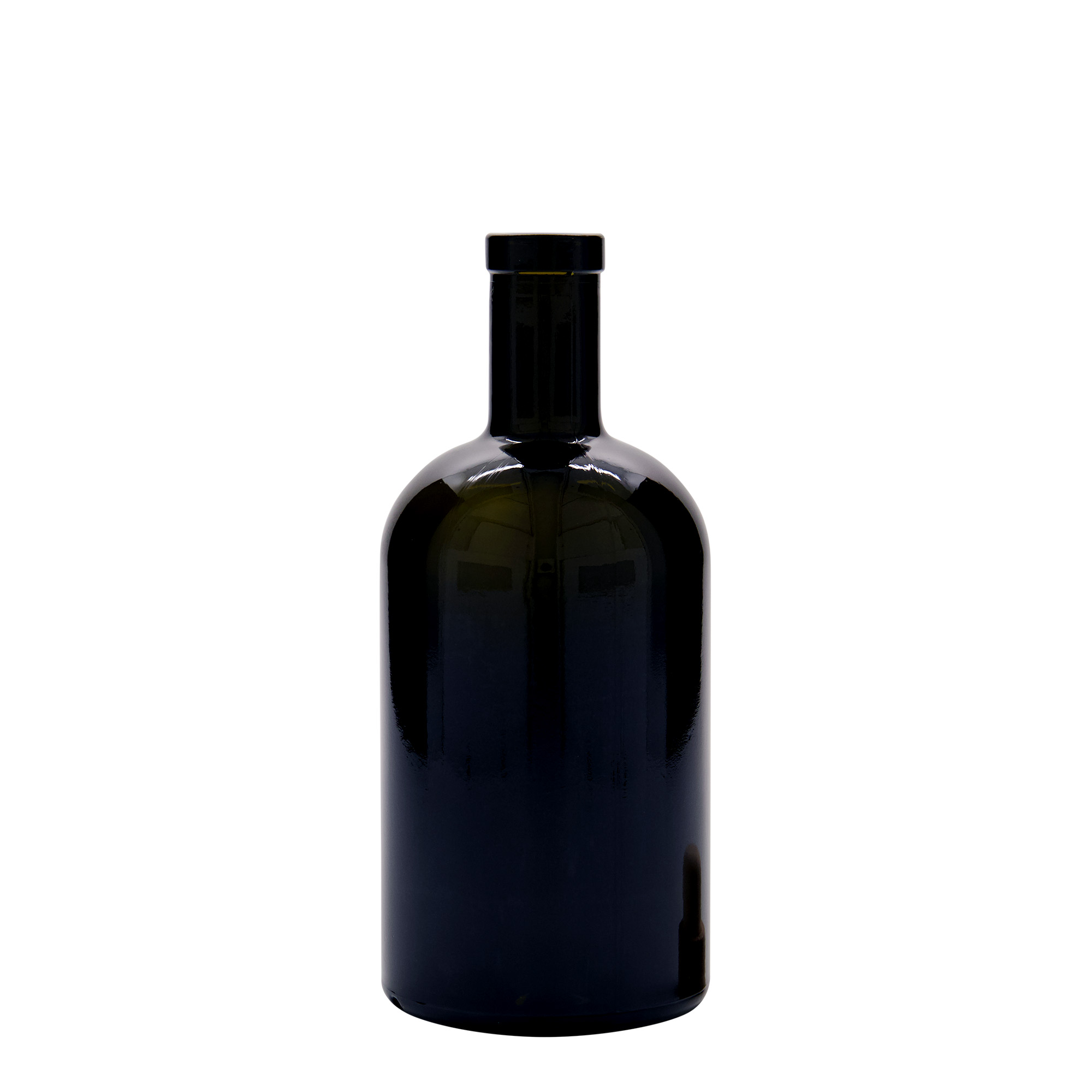 500 ml Glasflasche „Farmacia“, antikgrün, Mündung: Kork