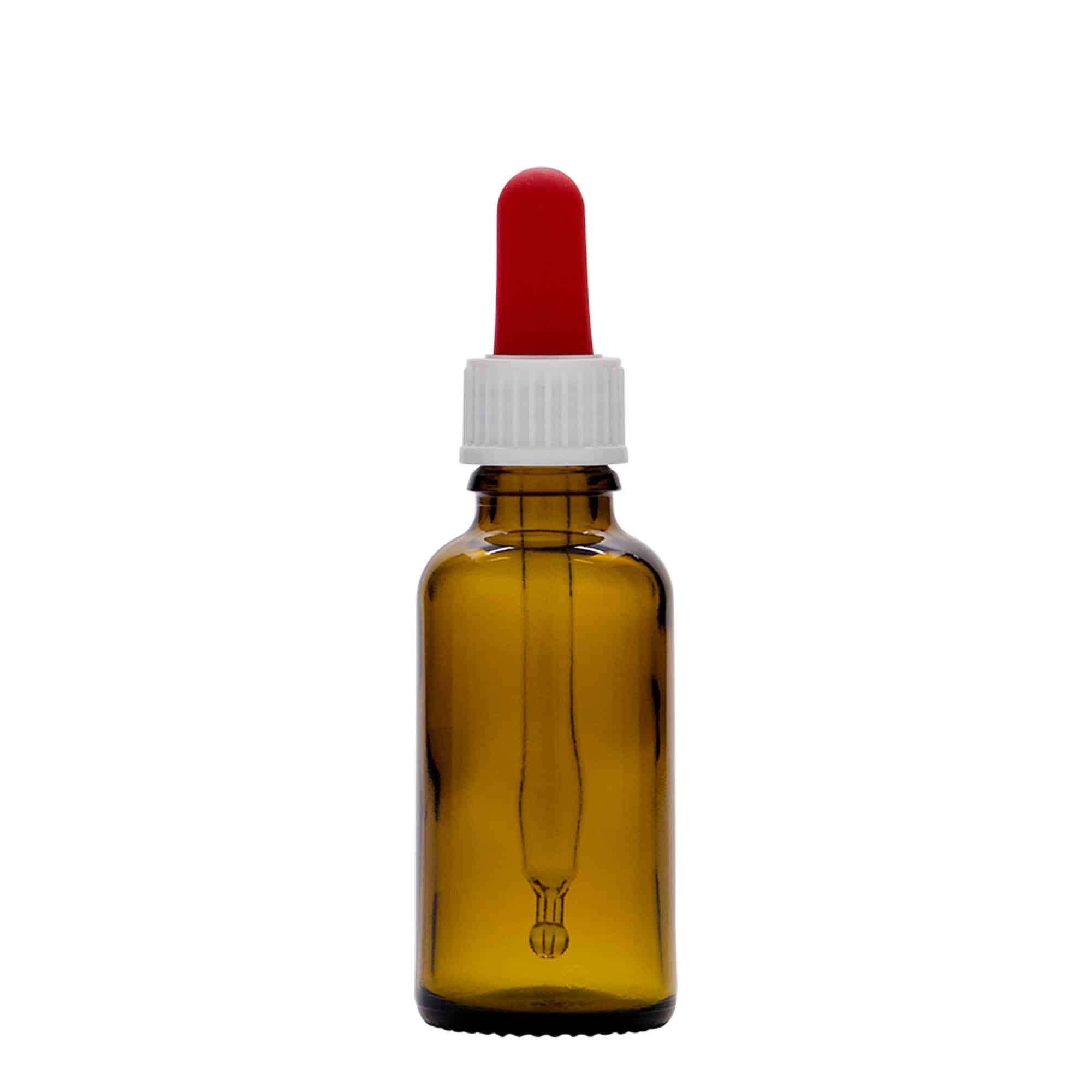 30 ml Pipettenflasche Medizin, Glas, braun, Mündung: DIN 18 30 ml Pipettenflasche Medizin, Glas, braun, Mündung: DIN 18