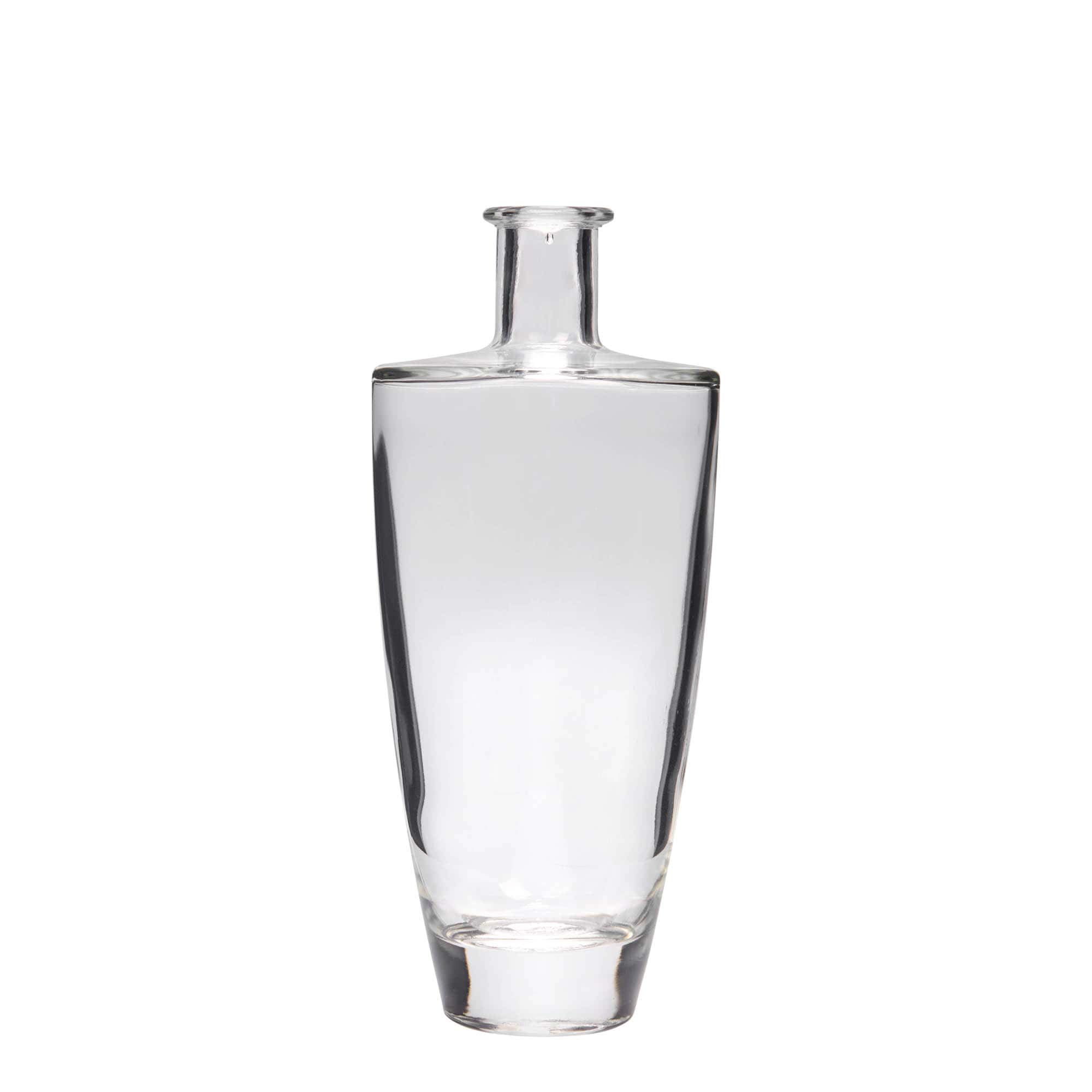 500 ml Glasflasche 'Vanessa', oval, Mündung: Kork