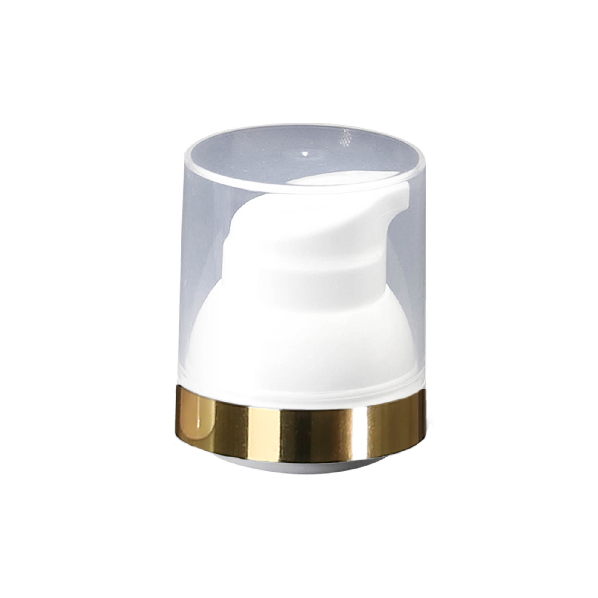 Airless Dispenser Pumpkopf „Mezzo“, PP-Kunststoff, weiß