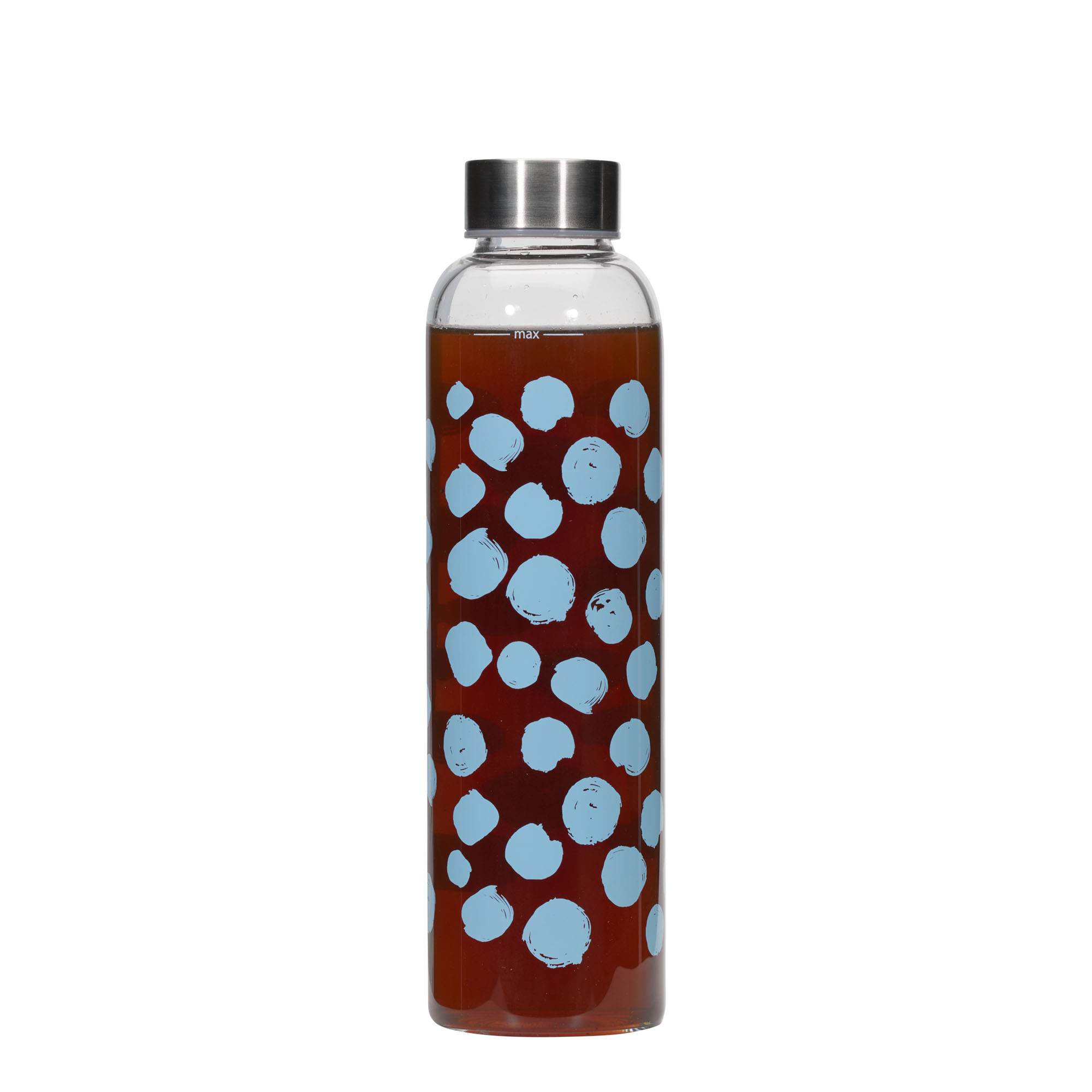 500 ml Trinkflasche 'Perseus - Blaue Punkte', Mündung: Schraubverschluss 500 ml Trinkflasche 'Perseus - Blaue Punkte', Mündung: Schraubverschluss