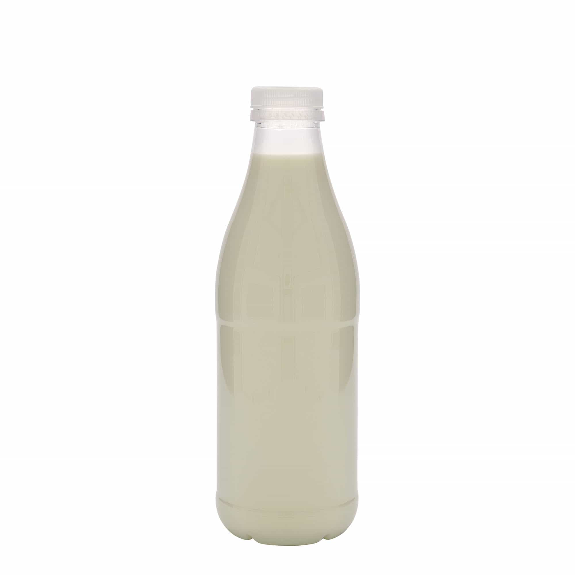 1.000 ml PET-Flasche „Milk and Juice“, Kunststoff, Mündung: 38 mm