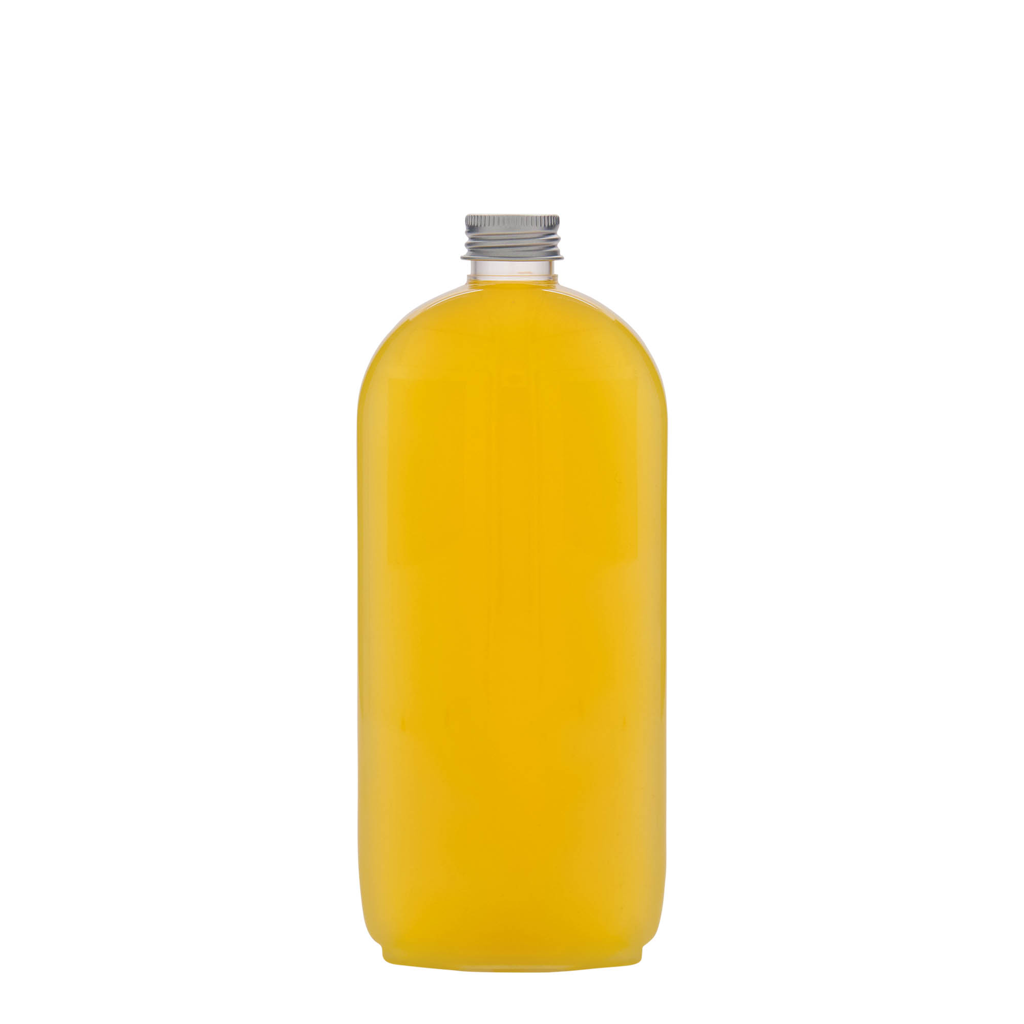 500 ml PET-Flasche 'Iris', oval, Kunststoff, Mündung: 24/410