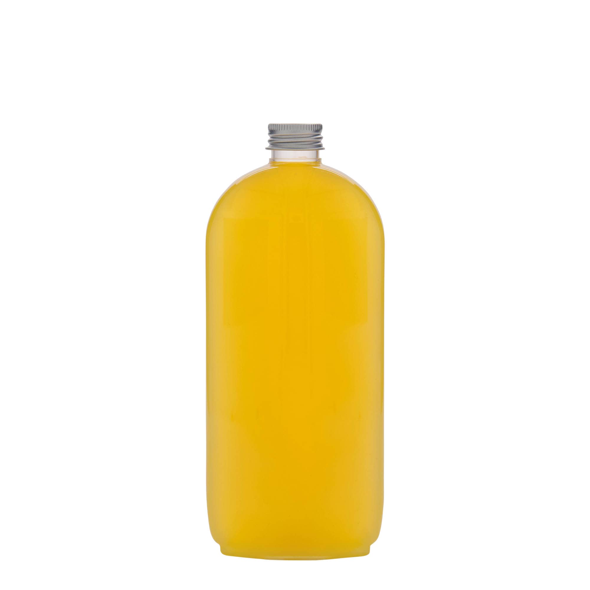 500 ml PET-Flasche 'Iris', oval, Kunststoff, Mündung: 24/410
