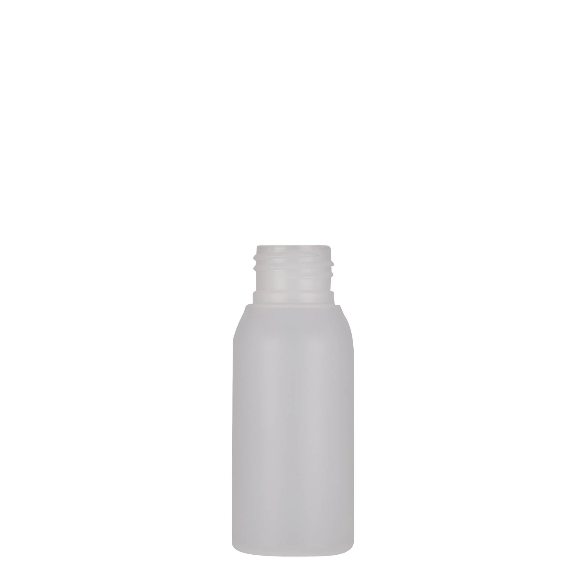 50 ml Kunststoffflasche 'Tuffy', HDPE, natur, Mündung: 24/410