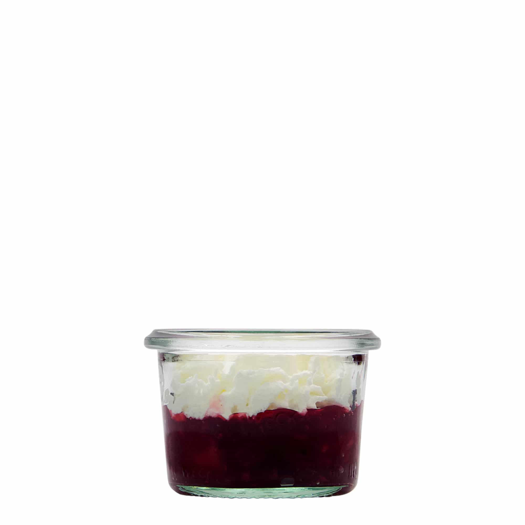 80 ml WECK-Sturzglas, Mündung: Rundrand