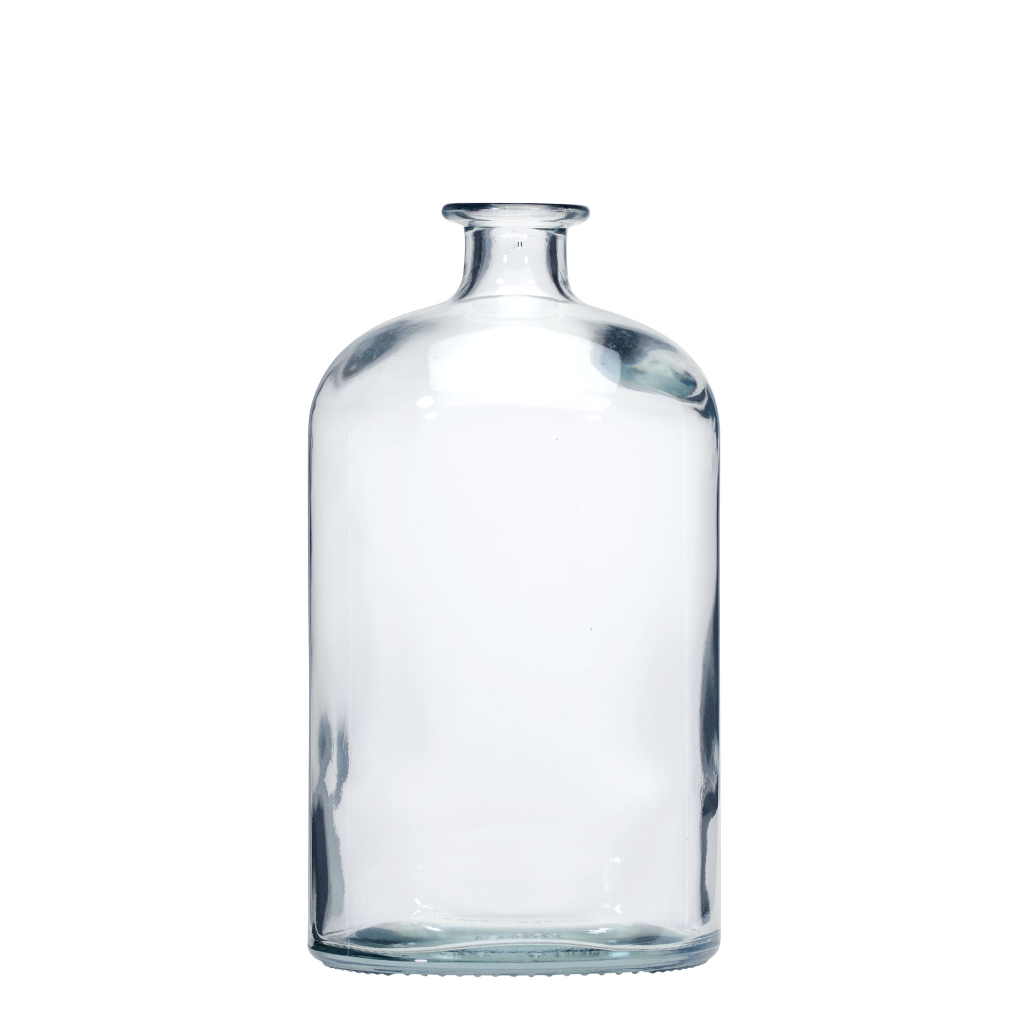 1.000 ml Glasflasche 'Dundee', oval, Mündung: Kork