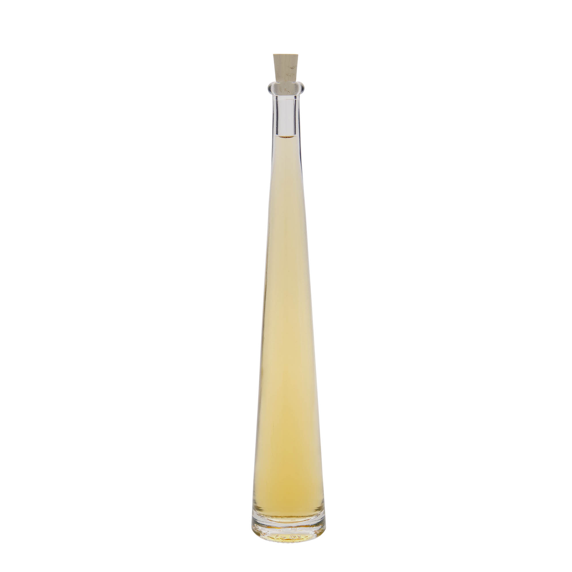 100 ml Glasflasche 'Dama Rondo', Mündung: Kork 100 ml Glasflasche 'Dama Rondo', Mündung: Kork