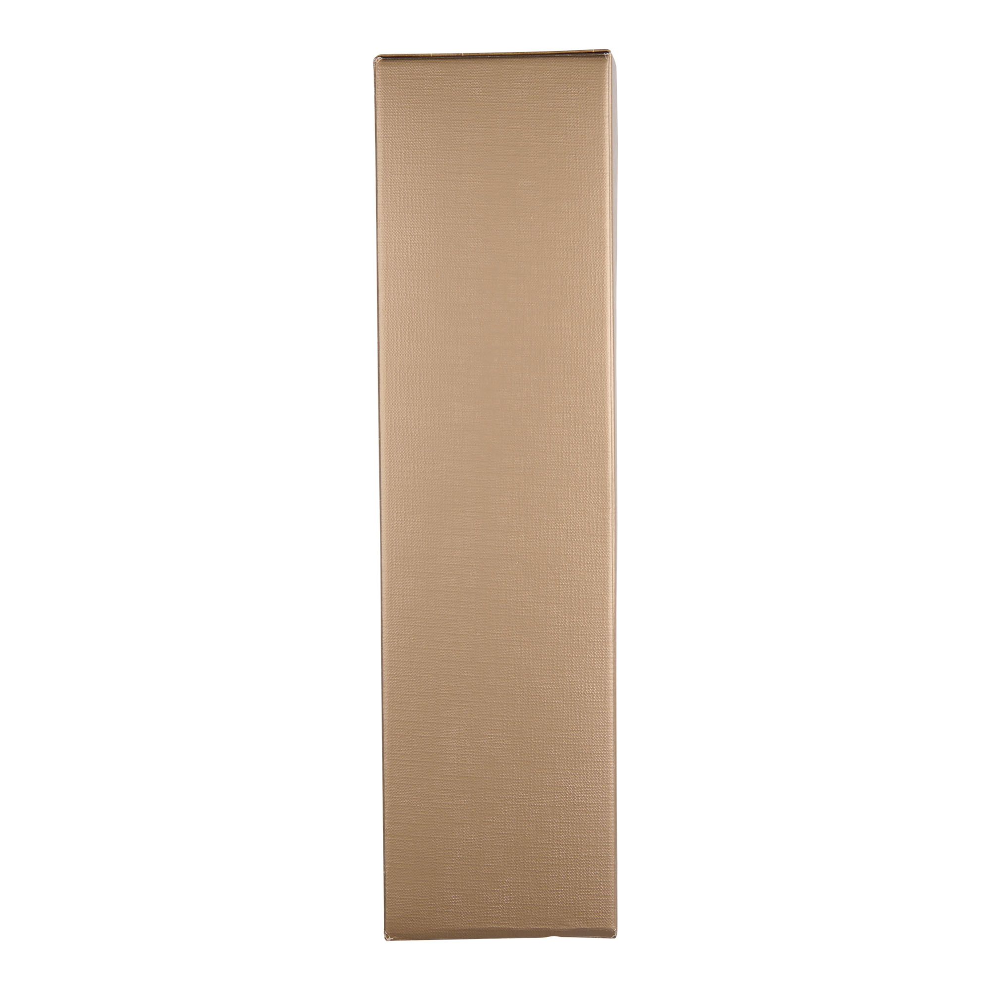 Geschenkkarton „Metallic“, rechteckig, Pappe, champagner