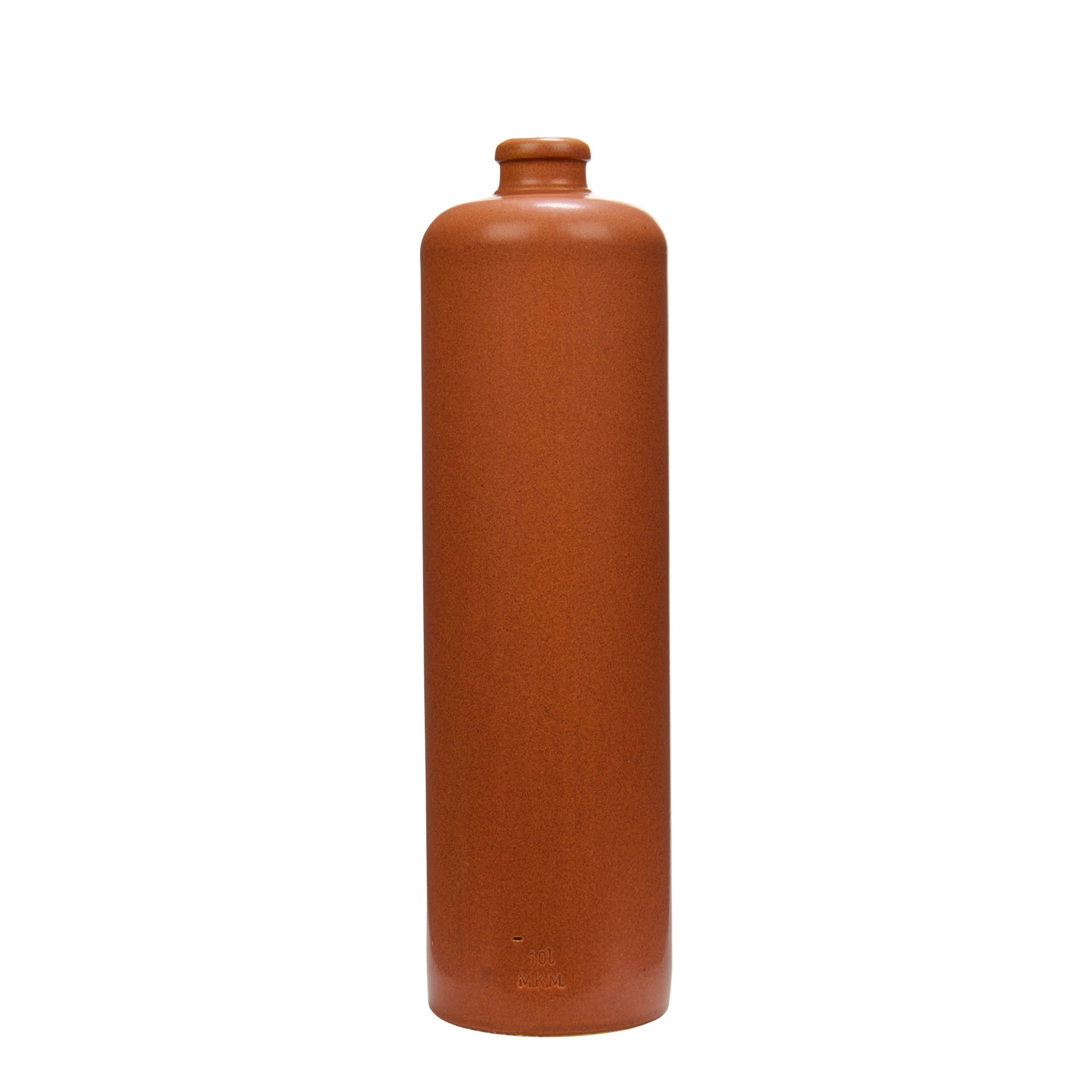 1.000 ml Tonkrug, Steinzeug, rot-braun, Mündung: Kork 1.000 ml Tonkrug, Steinzeug, rot-braun, Mündung: Kork