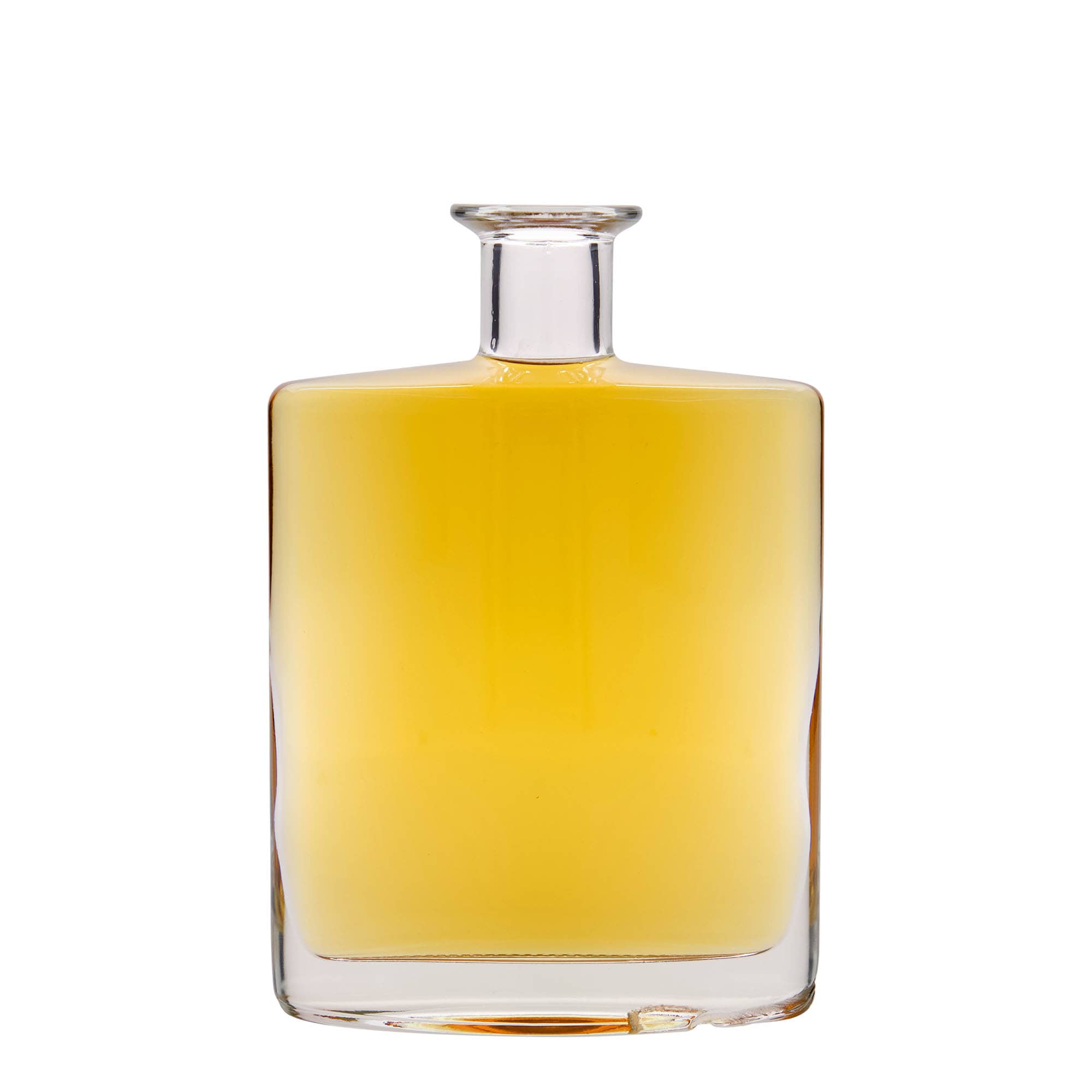 700 ml Glasflasche „Zorbas“, oval, Mündung: Kork
