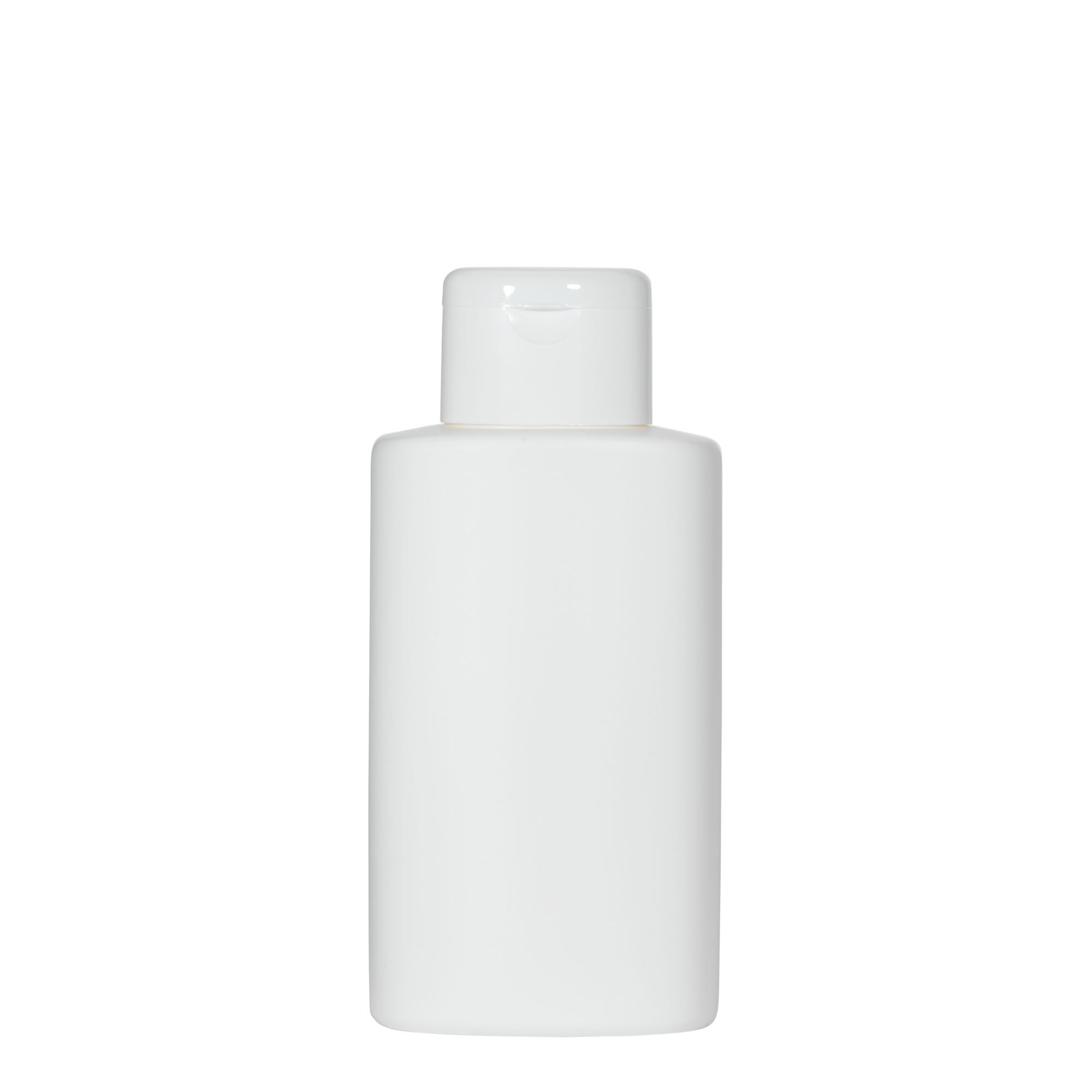 250 ml Kunststoffflasche 'Indy', oval, HDPE, weiß, Mündung: Schraubverschluss 250 ml Kunststoffflasche 'Indy', oval, HDPE, weiß, Mündung: Schraubverschluss