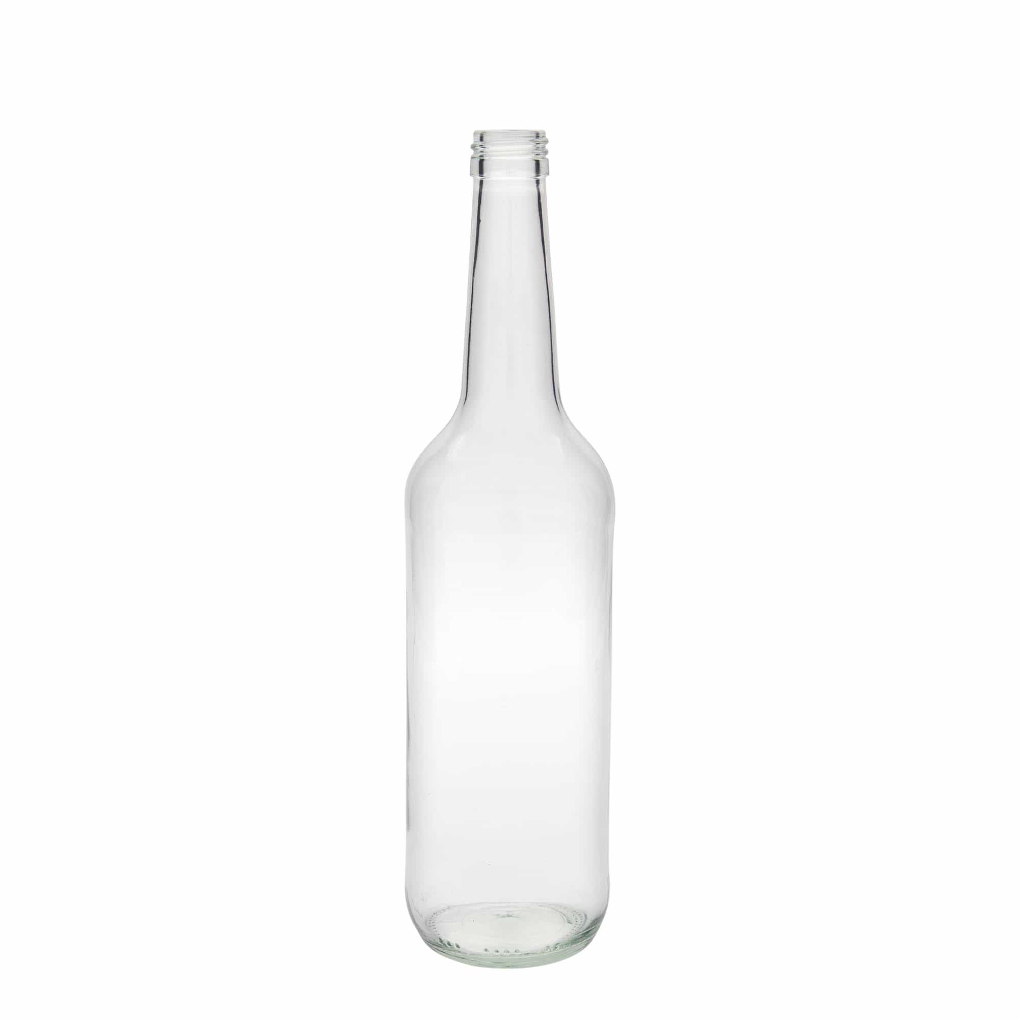 700 ml Glasflasche Geradhals, Mündung: PP 28 700 ml Glasflasche Geradhals, Mündung: PP 28