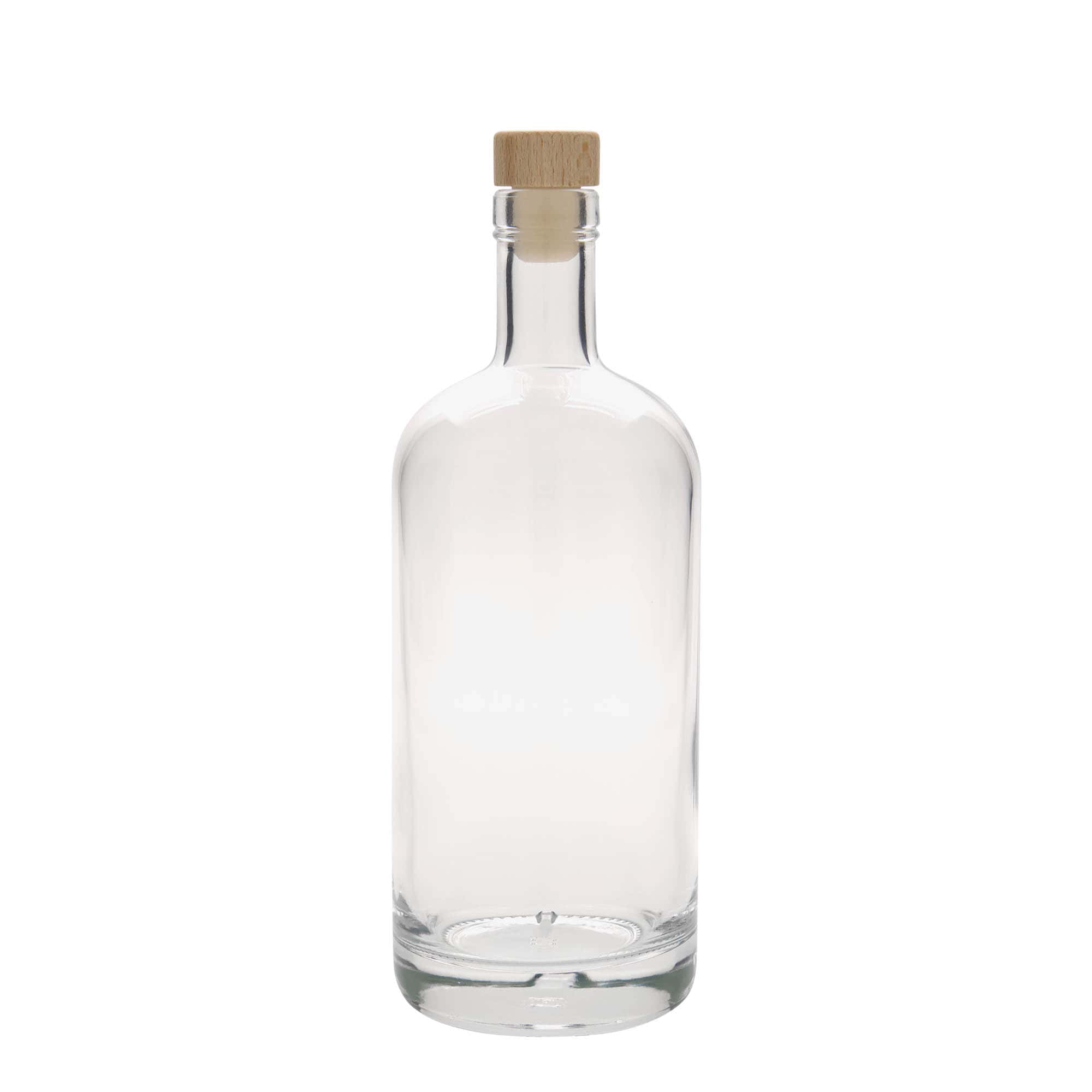 700 ml Glasflasche 'Linea Uno', Mündung: Kork