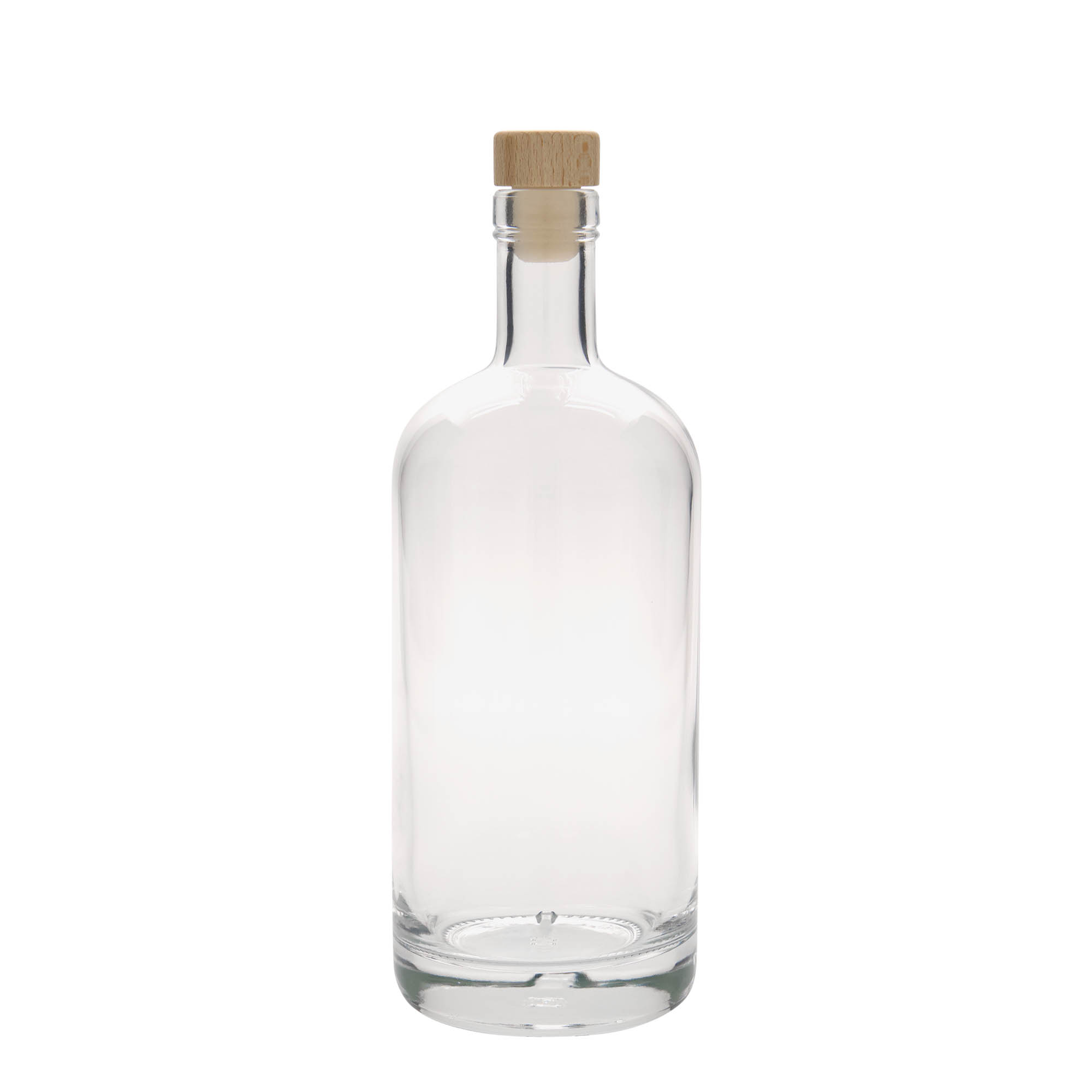 700 ml Glasflasche „Linea Uno“, Mündung: Kork