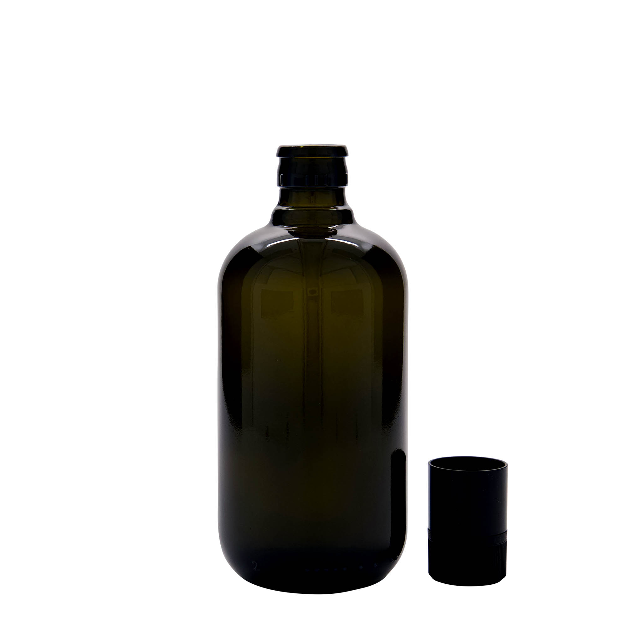 500 ml Essig-/Ölflasche 'Biolio', Glas antikgrün, Mündung: DOP 500 ml Essig-/Ölflasche 'Biolio', Glas antikgrün, Mündung: DOP