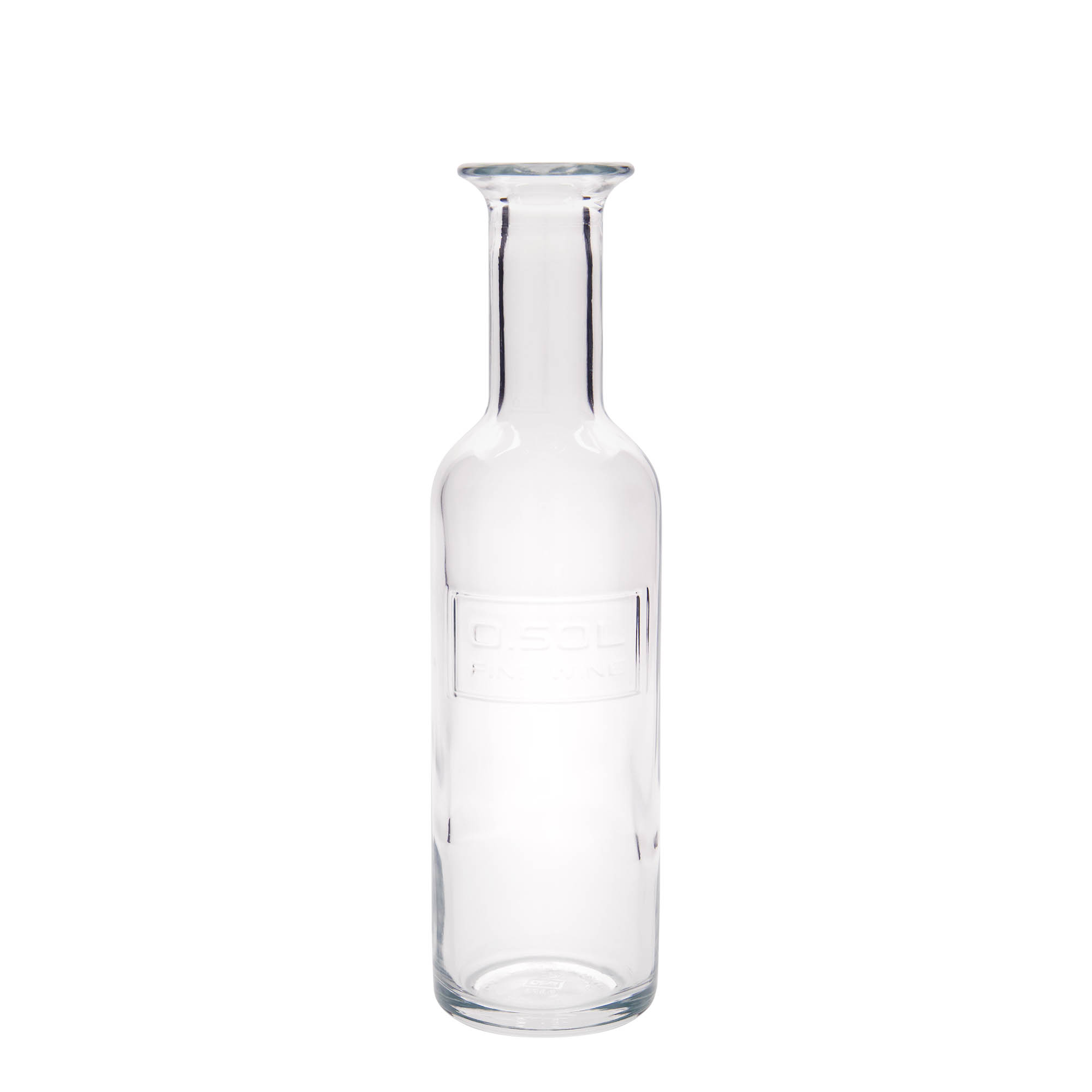 500 ml Glasflasche 'Optima Fine Wine', Mündung: Kork
