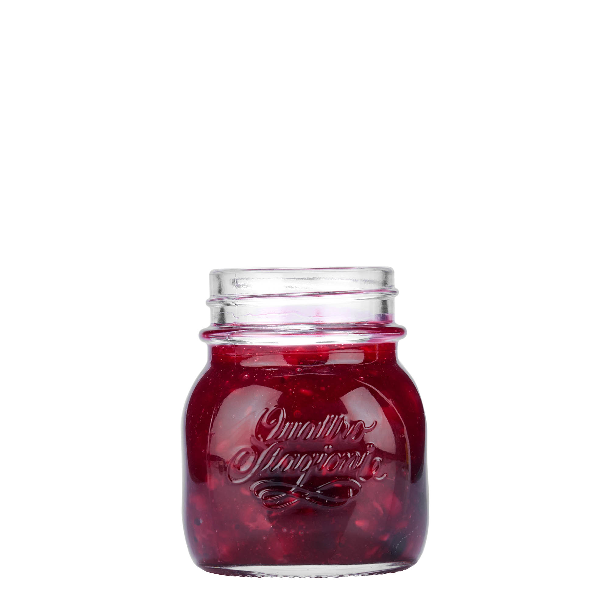 150 ml Glas „Quattro Stagioni“, Mündung: Schraubverschluss