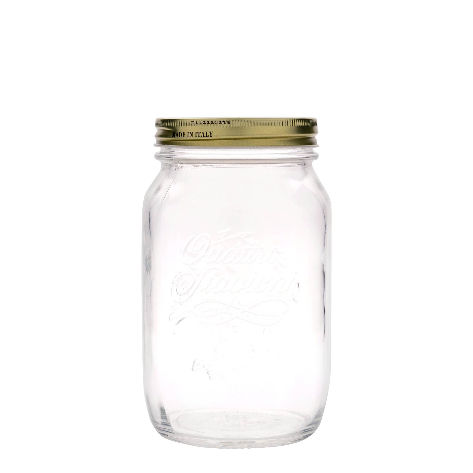 1.000 ml Glas 'Quattro Stagioni', Mündung: Schraubverschluss