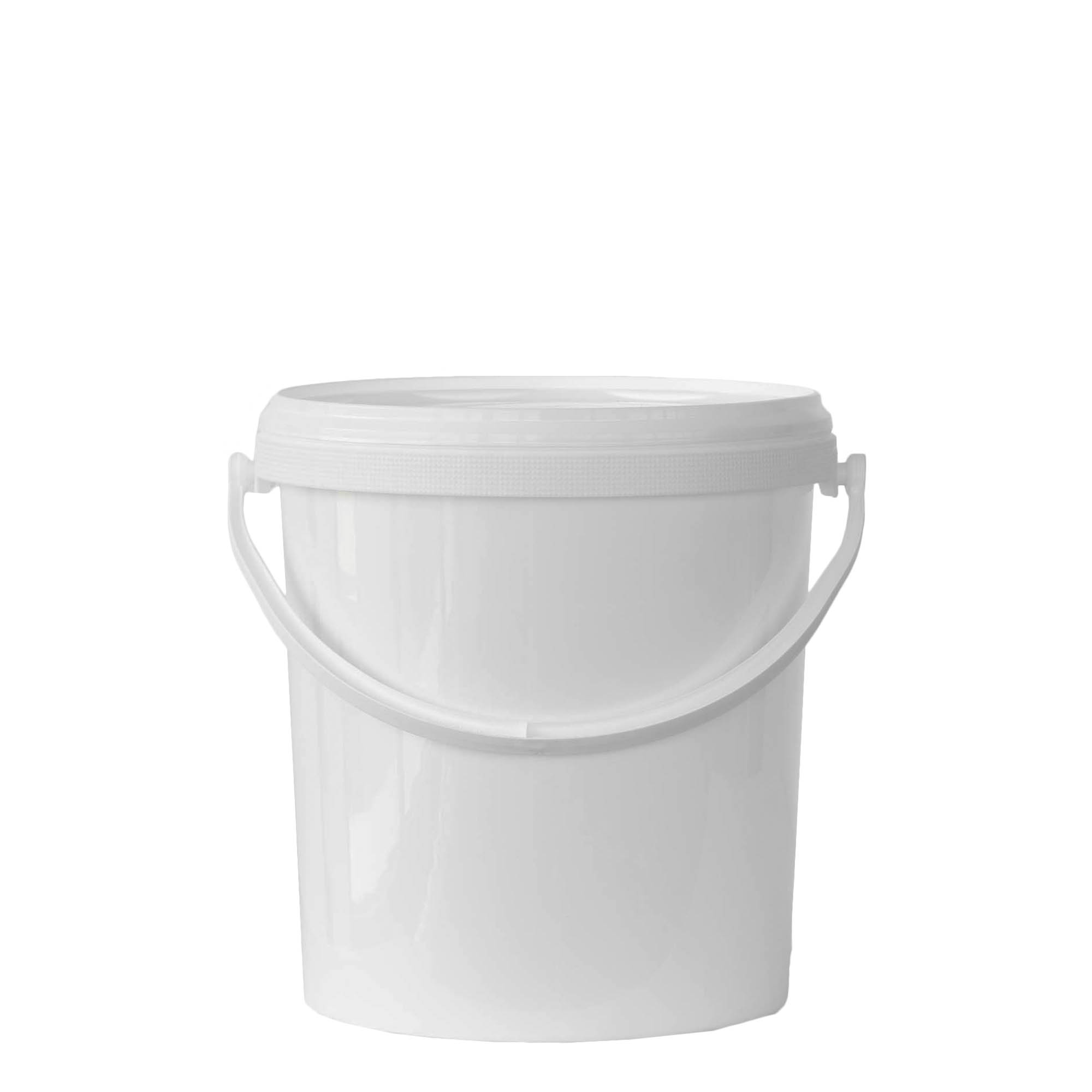 6 l Eimer, PP-Kunststoff, weiß 6 l Eimer, PP-Kunststoff, weiß