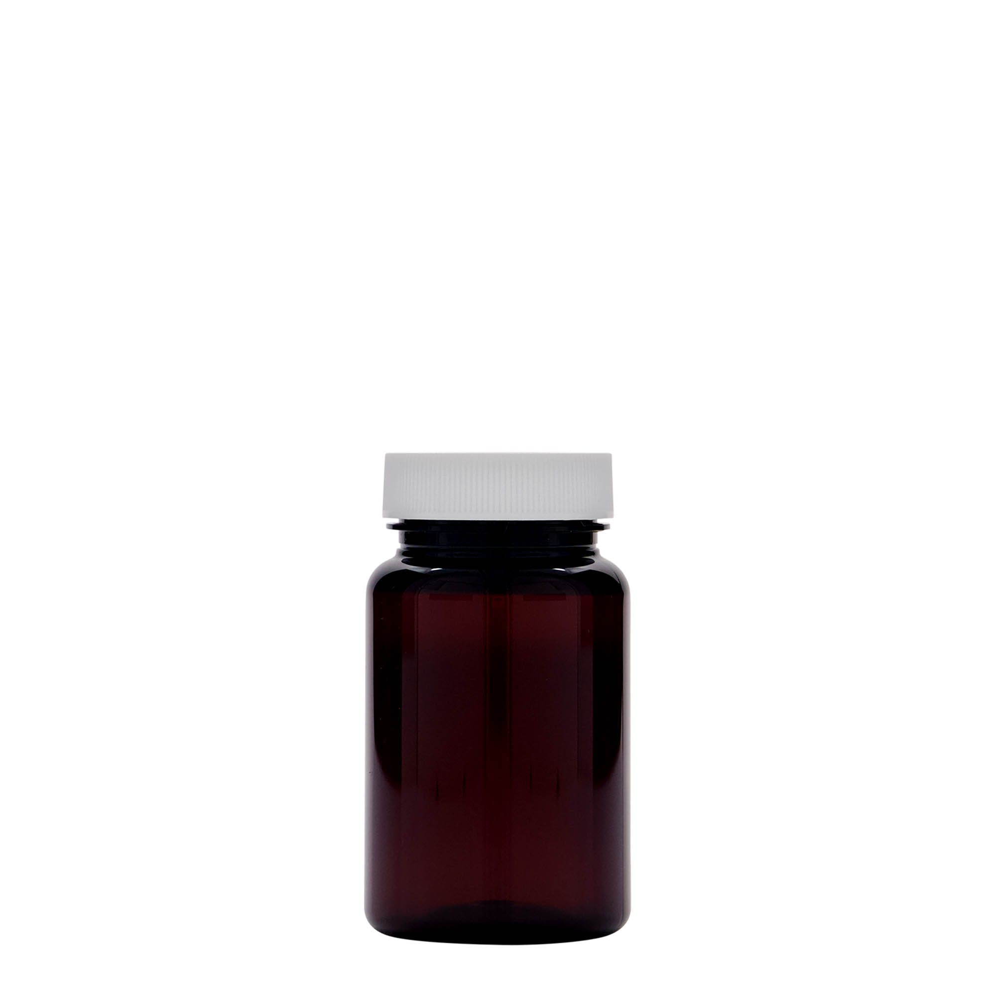 75 ml PET-Packer, Kunststoff, braun, Mündung:  38/400