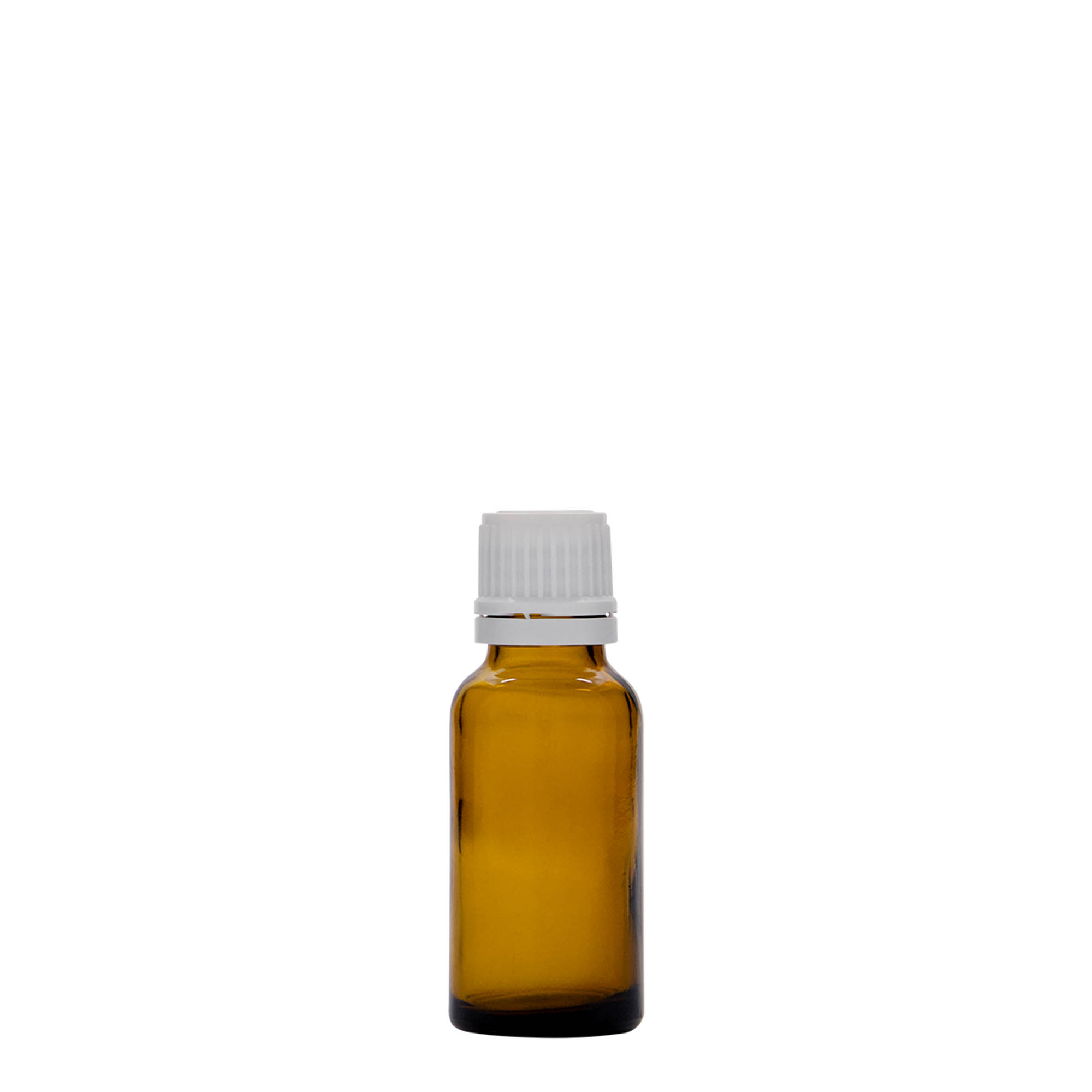 20 ml Medizinflasche, Glas, braun, Mündung: DIN 18