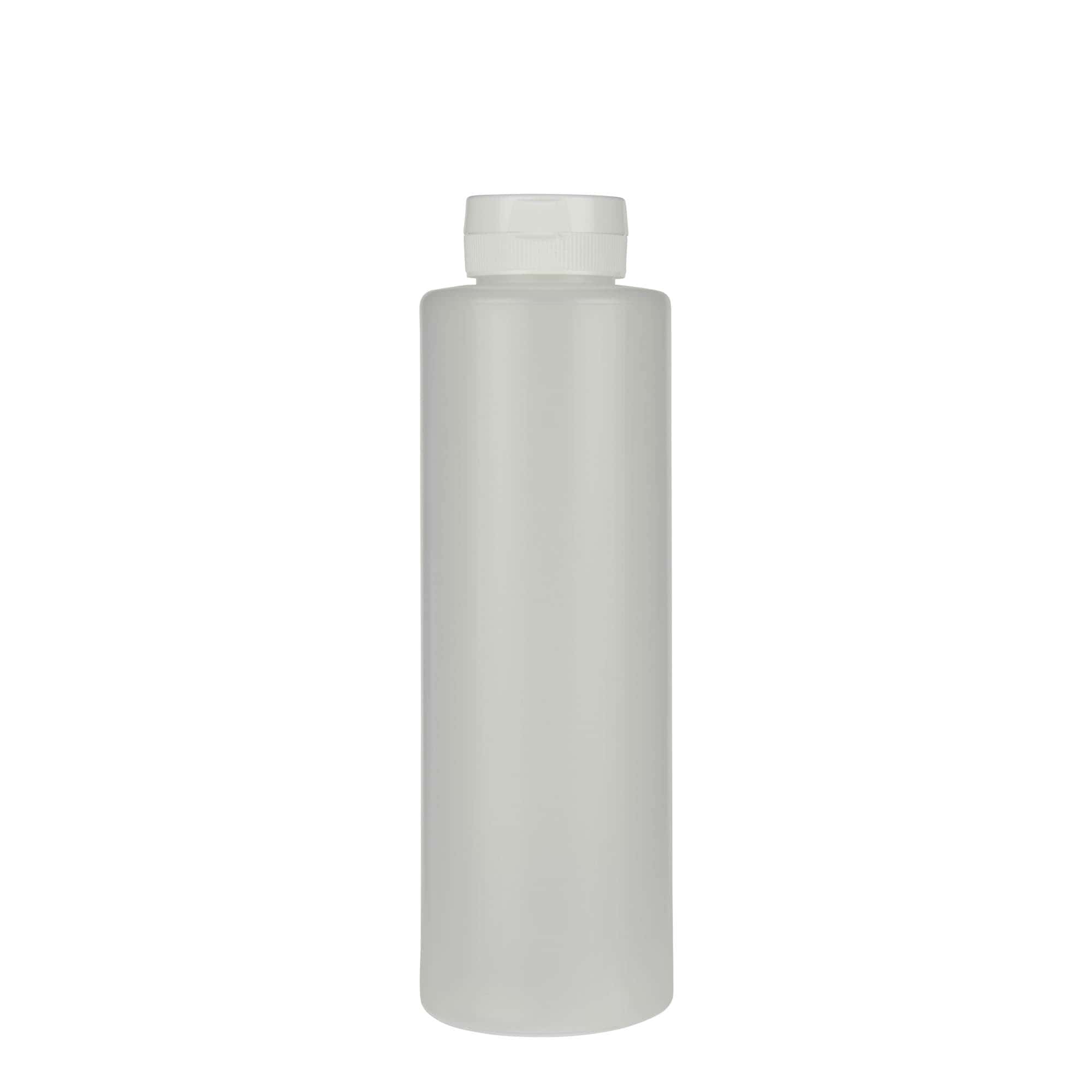 500 ml Soßenflasche, LDPE-Kunststoff, natur, Mündung:  38/400