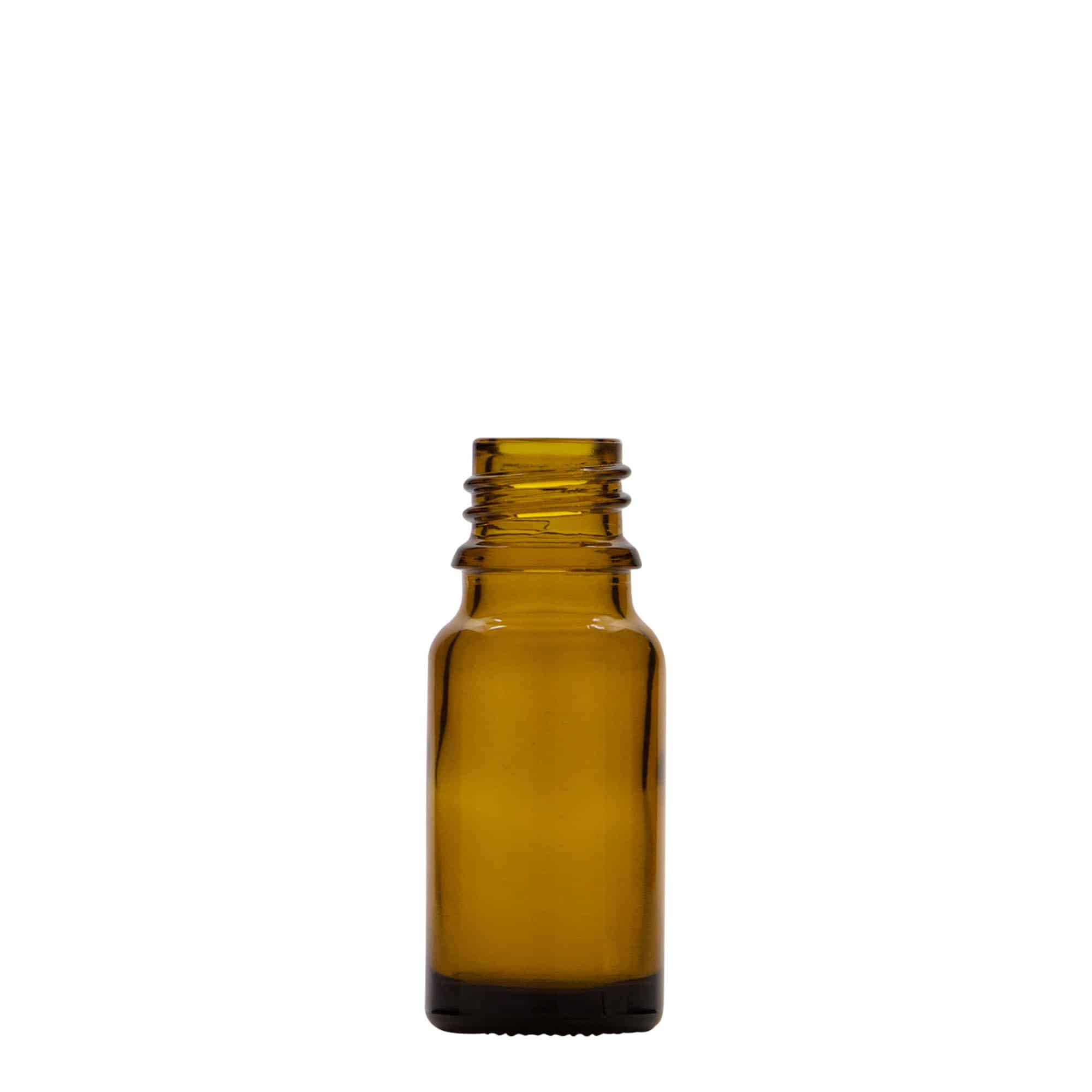 10 ml Medizinflasche mit Lotionspumpe, Glas, braun, Mündung: DIN 18 10 ml Medizinflasche mit Lotionspumpe, Glas, braun, Mündung: DIN 18