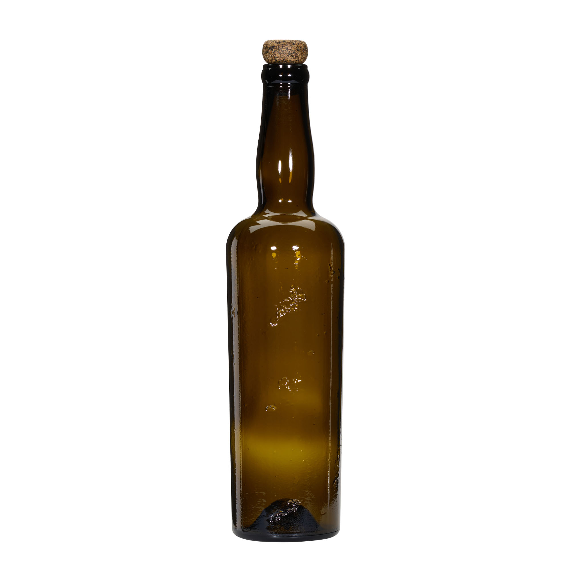 750 ml Wildly Crafted Glasflasche 'Siroco', braun, Mündung: Kork 750 ml Wildly Crafted Glasflasche 'Siroco', braun, Mündung: Kork