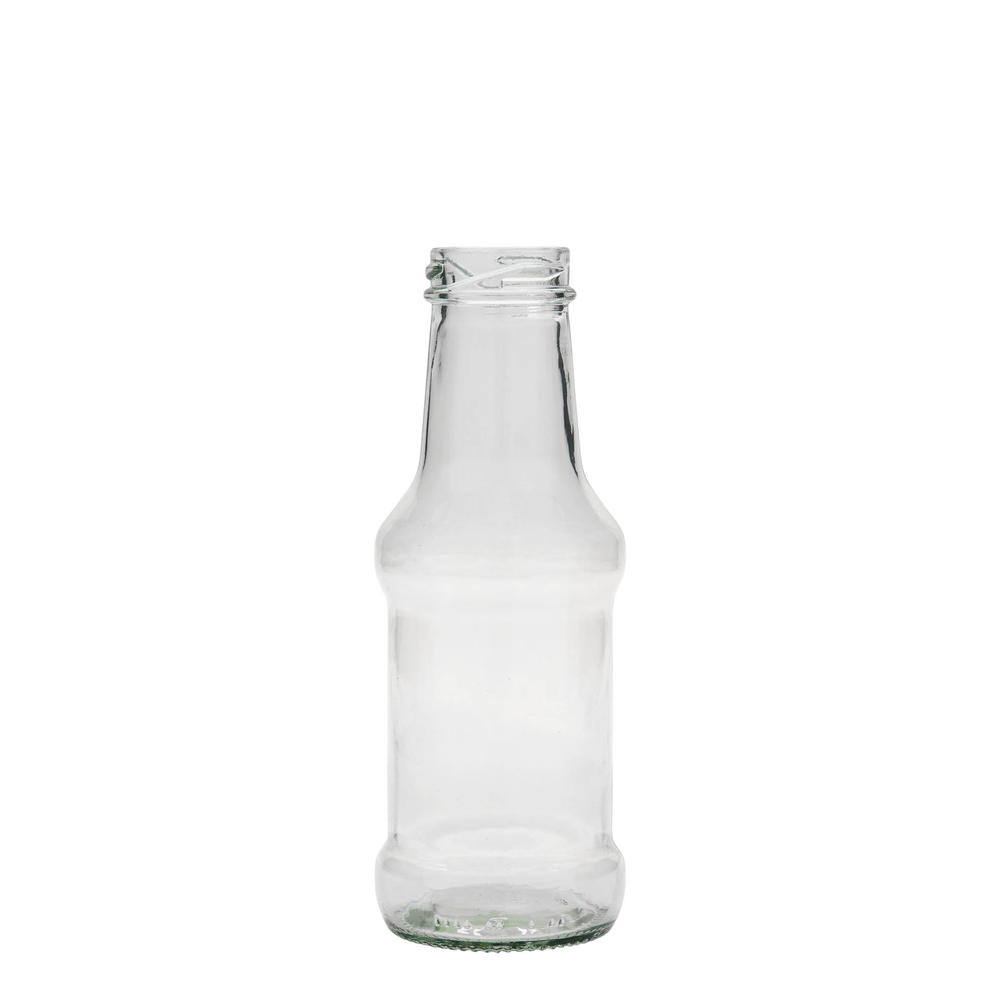 250 ml Soßenflasche, Glas, Mündung: Twist-Off (TO 38) 250 ml Soßenflasche, Glas, Mündung: Twist-Off (TO 38)