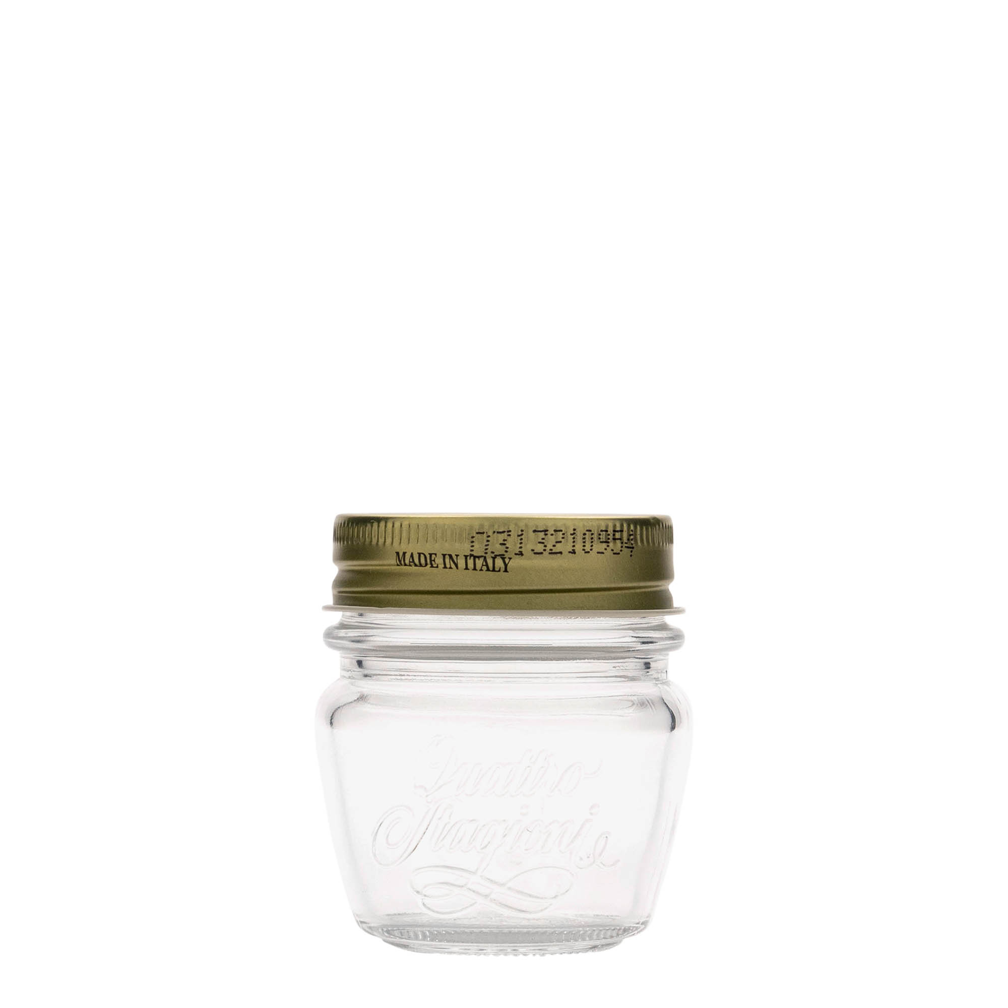 80 ml Schmuckglas 'Quattro Stagioni', Mündung: Schraubverschluss 80 ml Schmuckglas 'Quattro Stagioni', Mündung: Schraubverschluss