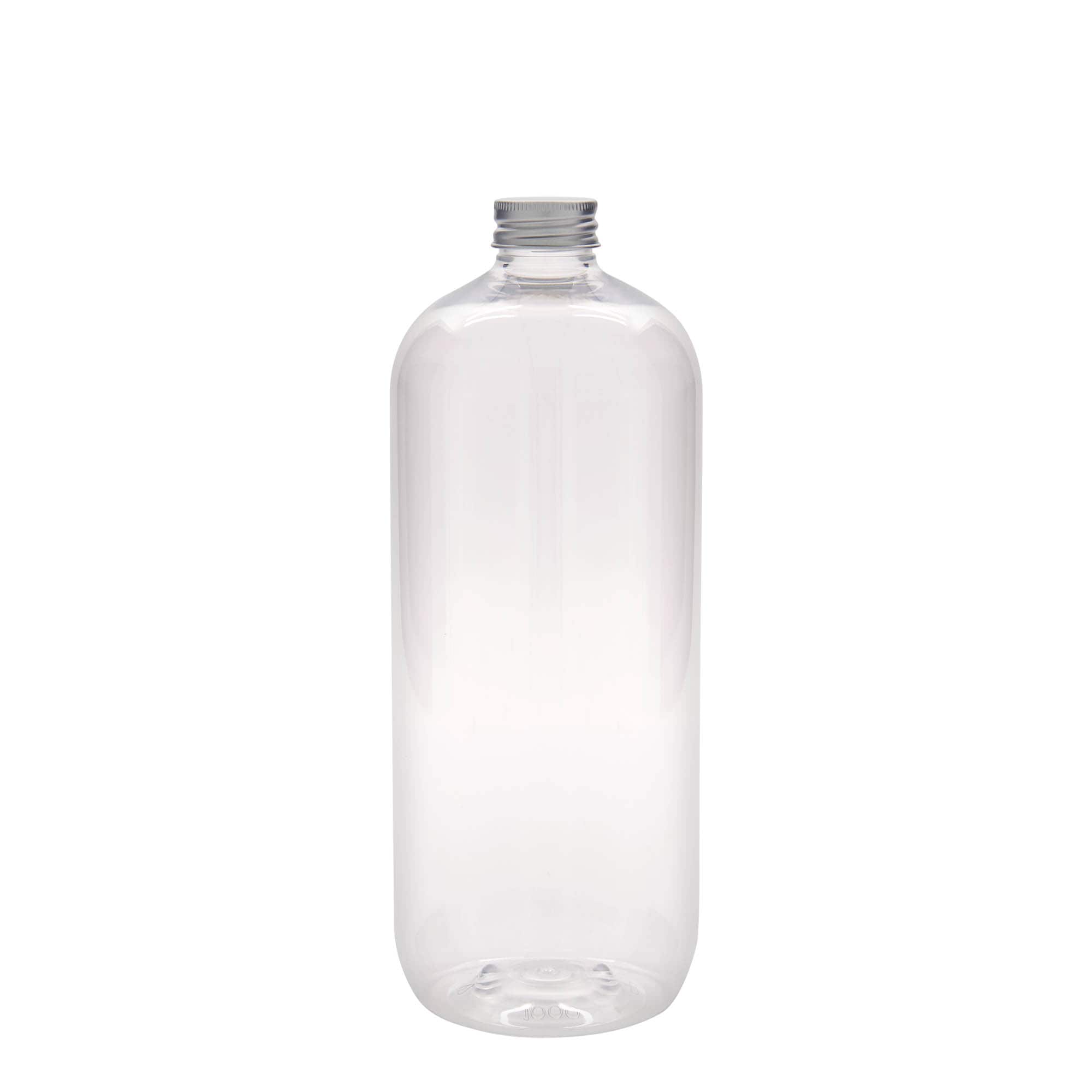 1.000 ml PET-Flasche „Boston“, Kunststoff, Mündung:  28/410