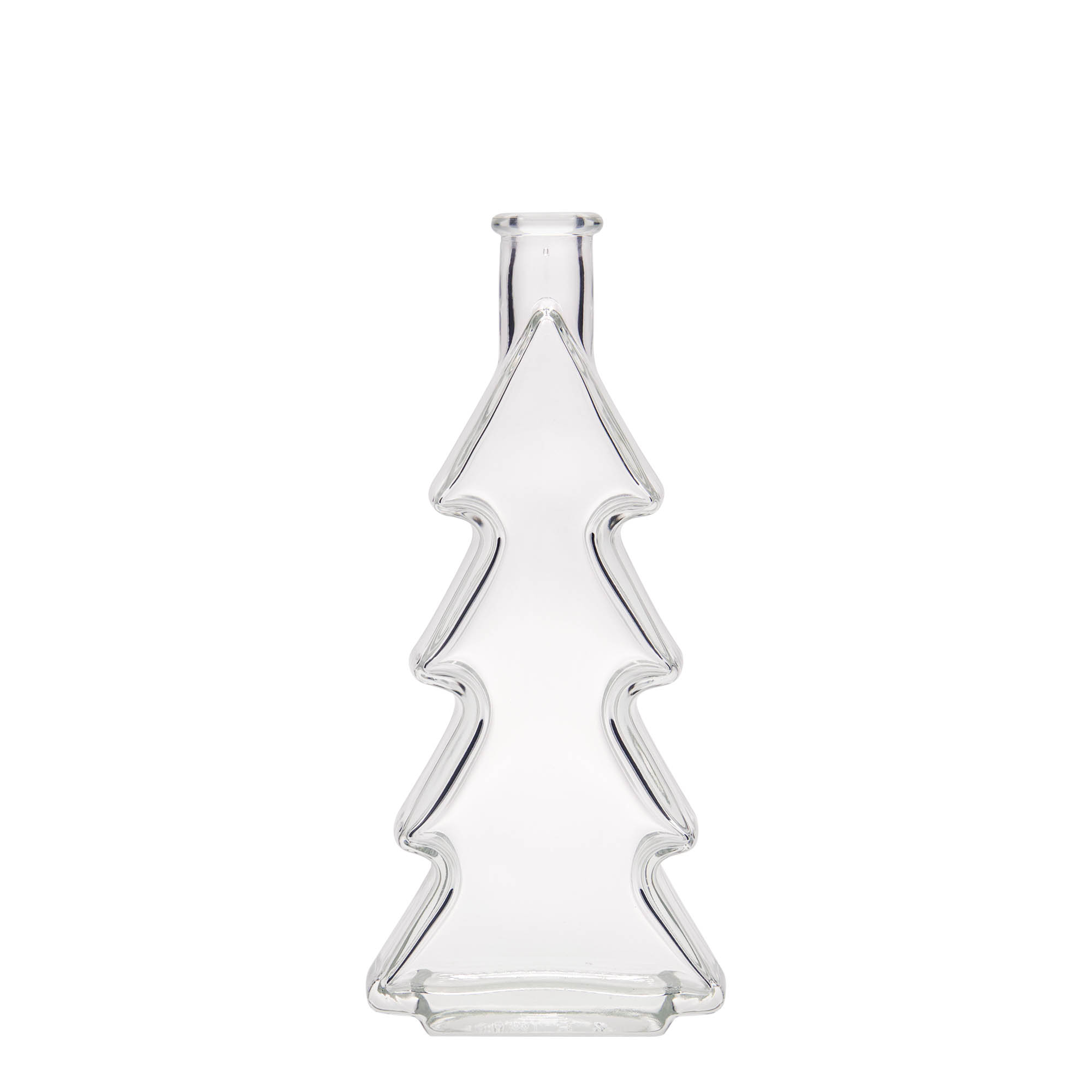 200 ml Glasflasche „Tannenbaum“, Mündung: Kork