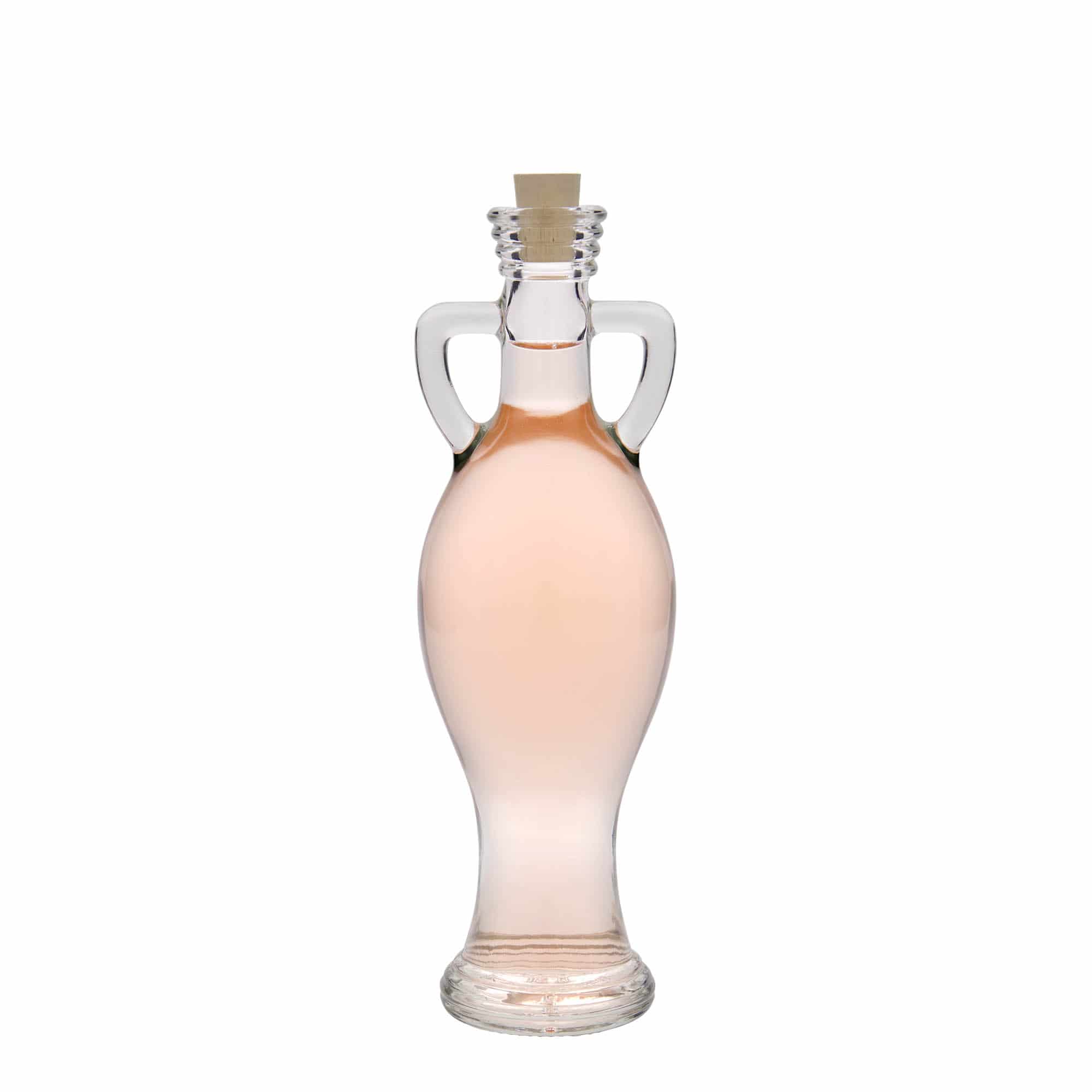 200 ml Glasflasche „Amphore“, Mündung: Kork