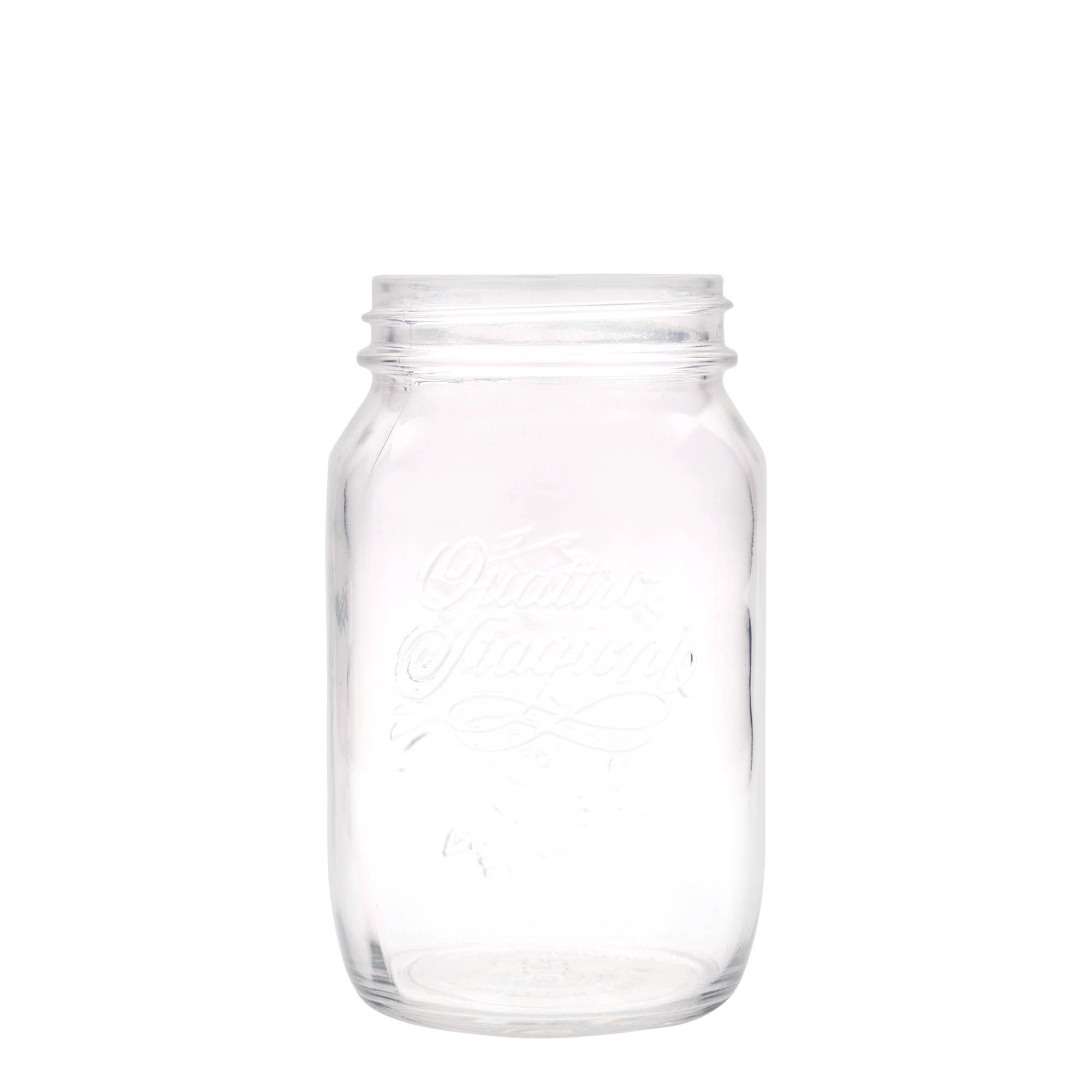 1.000 ml Glas 'Quattro Stagioni', Mündung: Schraubverschluss 1.000 ml Glas 'Quattro Stagioni', Mündung: Schraubverschluss
