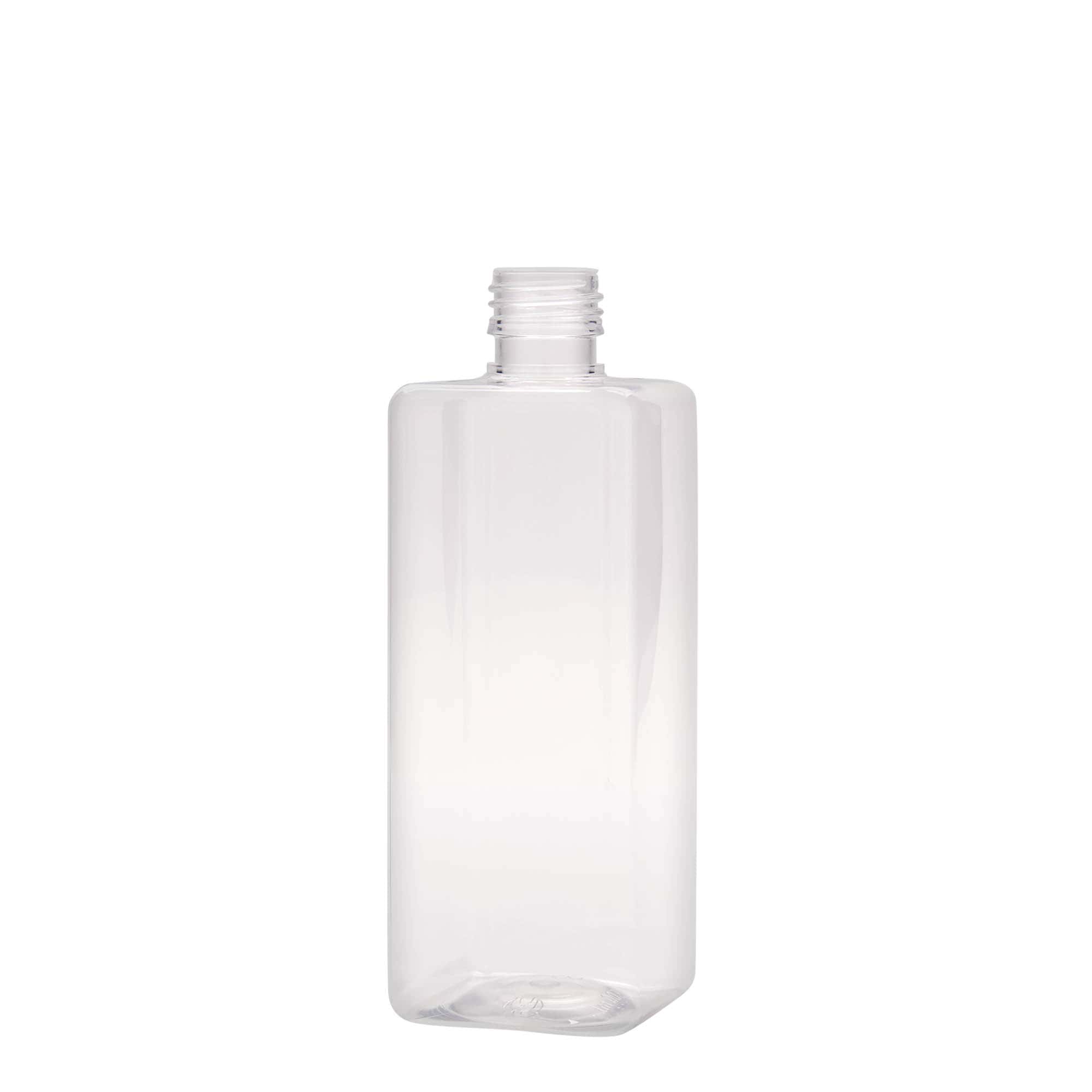 500 ml PET-Flasche „Karl“, quadratisch, Kunststoff, Mündung: PP 28