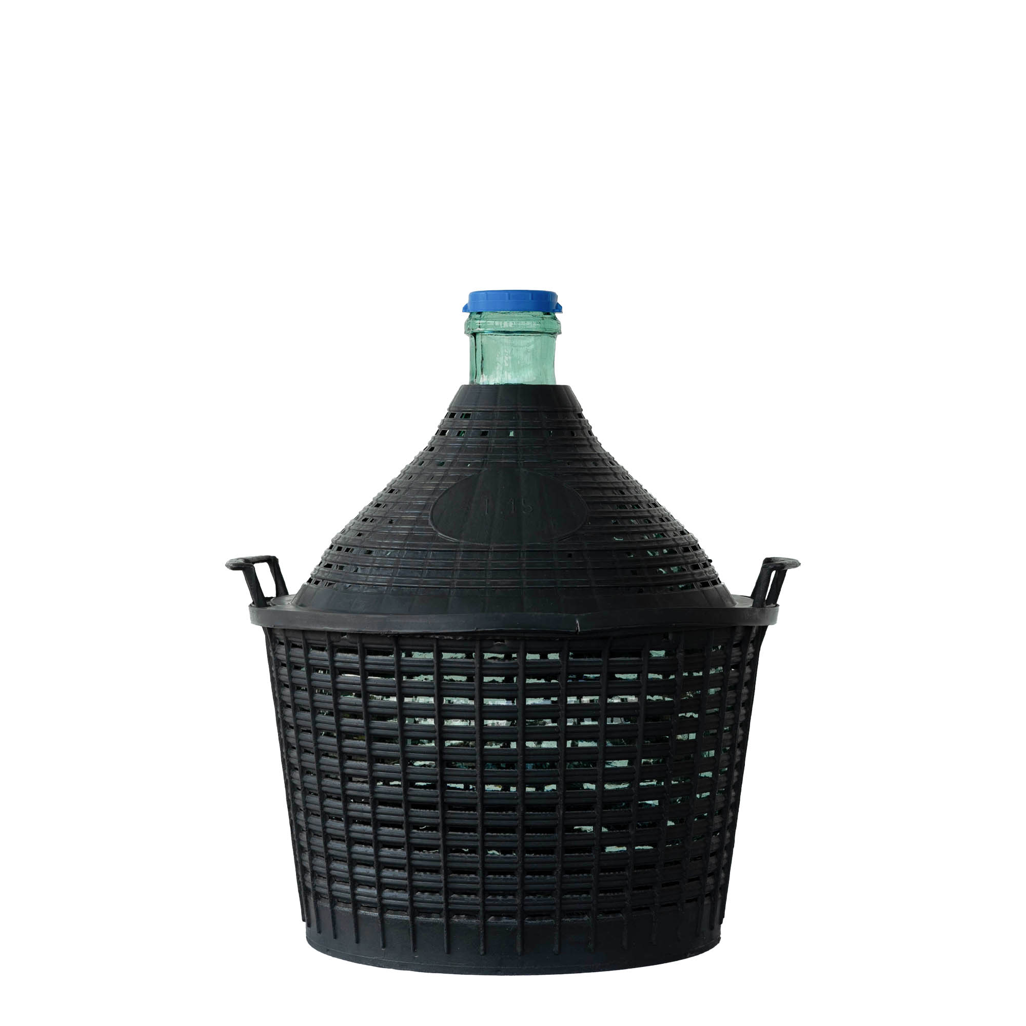 15 l Ballonflasche Enghals, Glas, Mündung: Stülpdeckel 15 l Ballonflasche Enghals, Glas, Mündung: Stülpdeckel