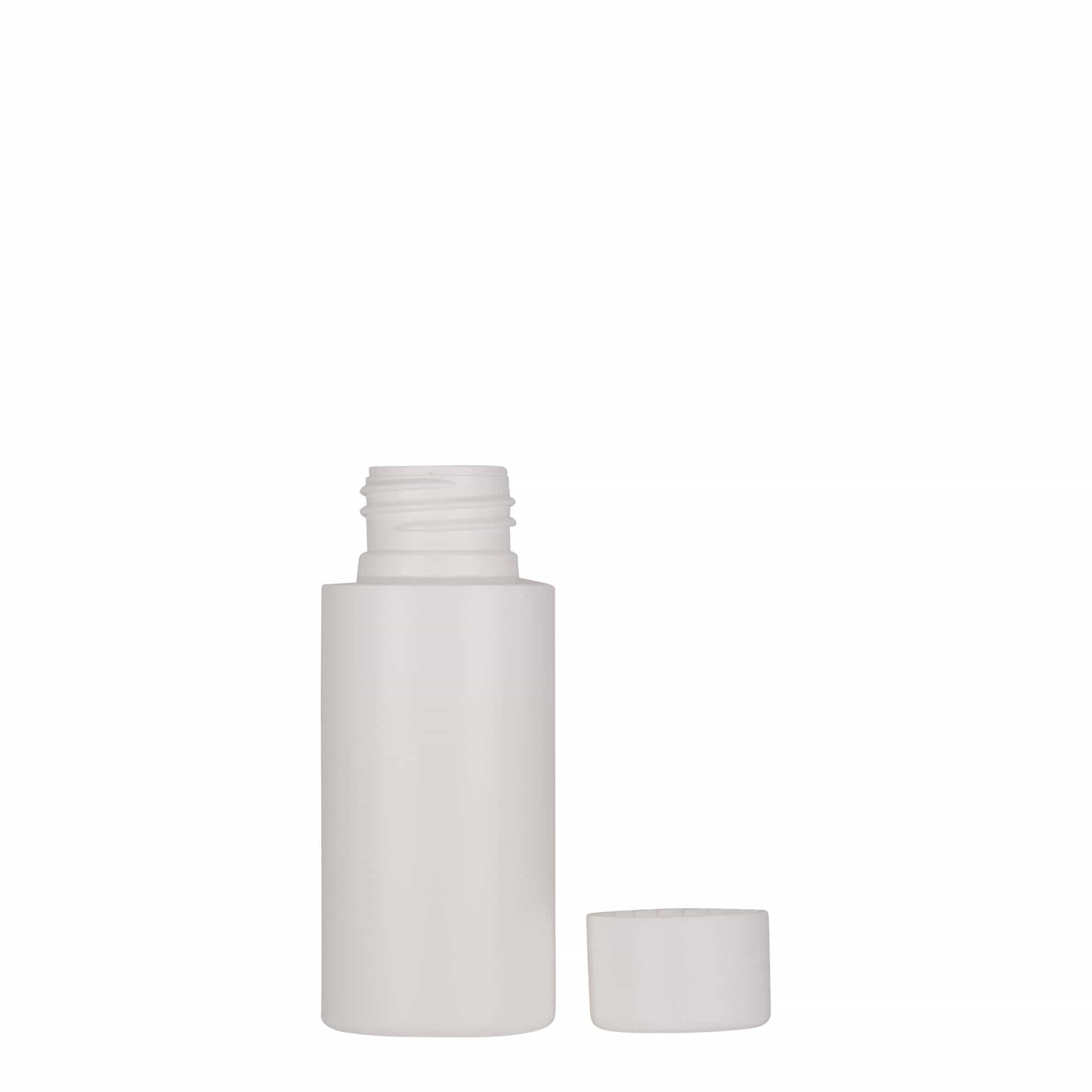 50 ml Kunststoffflasche „Pipe“, Braskem®, weiß, Mündung:  24/410