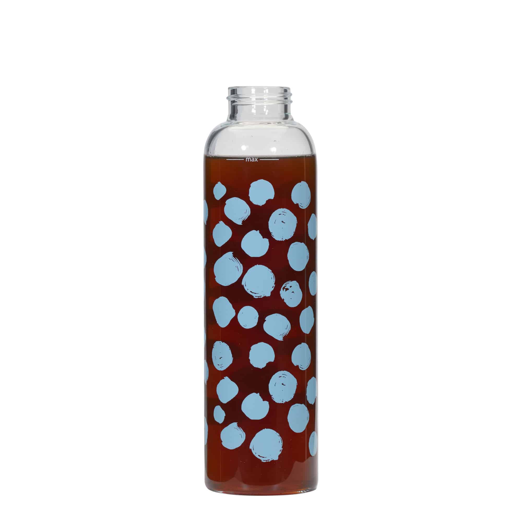 500 ml Trinkflasche „Perseus - Blaue Punkte“, Mündung: Schraubverschluss