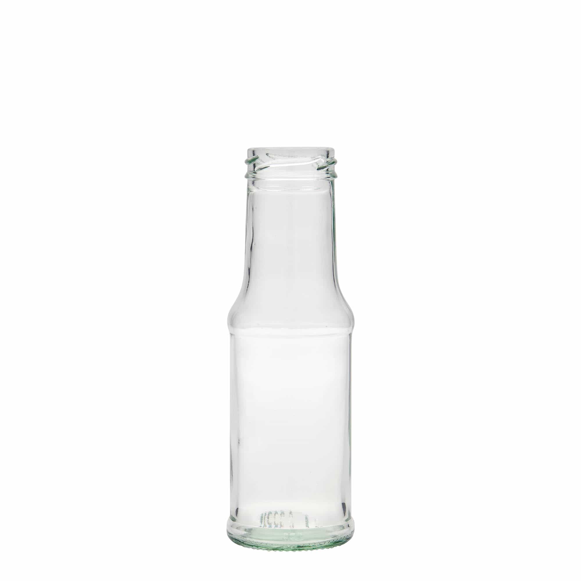 200 ml Soßenflasche, Glas, Mündung: Twist-Off (TO 43) 200 ml Soßenflasche, Glas, Mündung: Twist-Off (TO 43)