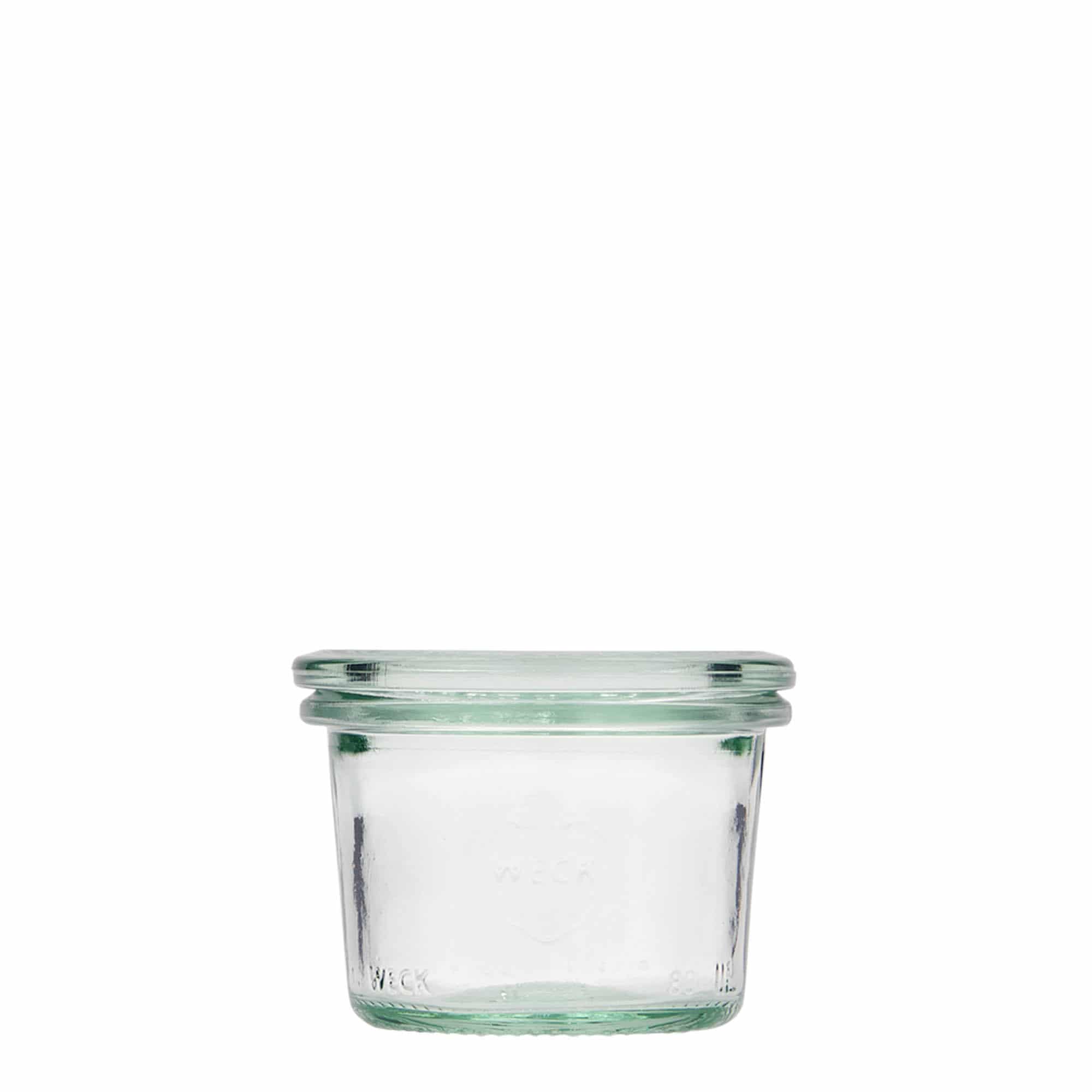 80 ml WECK-Sturzglas, Mündung: Rundrand