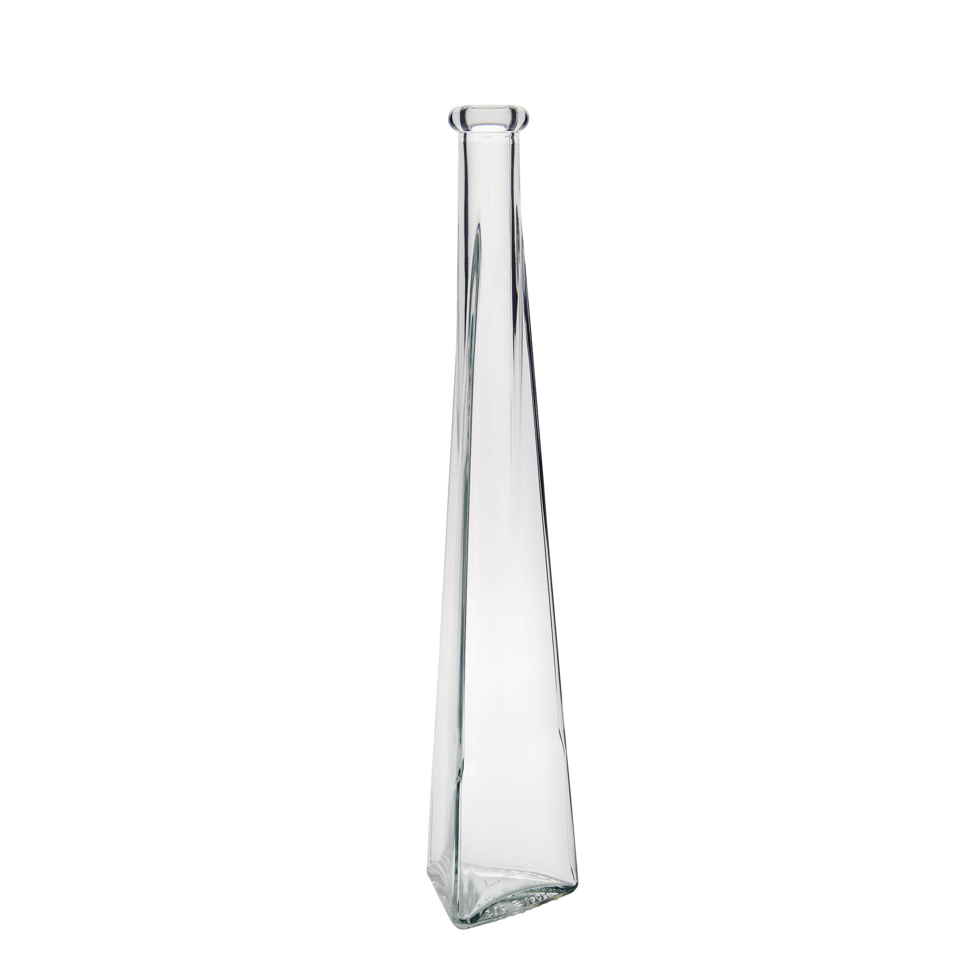 200 ml Glasflasche 'Dama Triangolore', dreieckig, Mündung: Kork 200 ml Glasflasche 'Dama Triangolore', dreieckig, Mündung: Kork