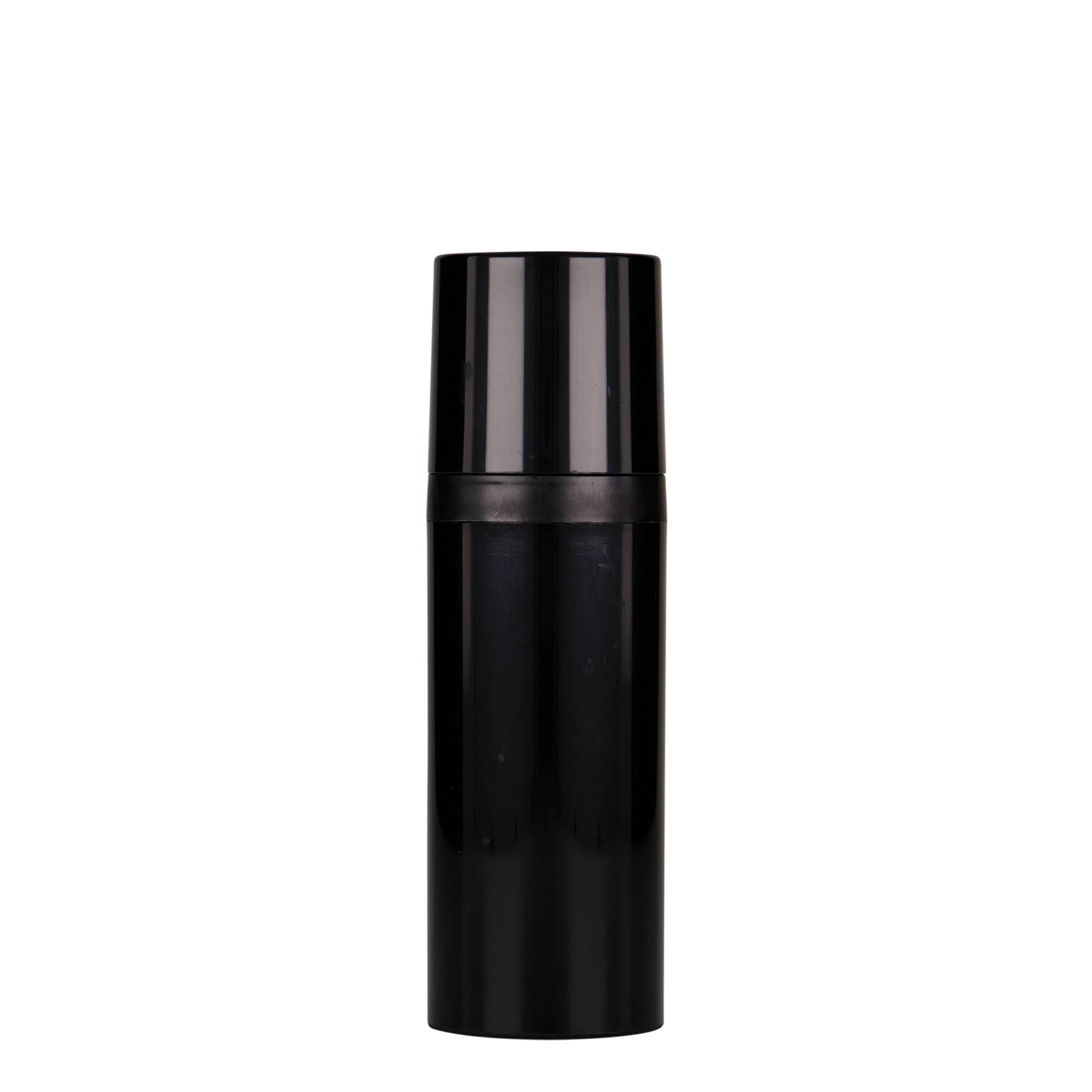 50 ml Airless Dispenser 'Mezzo', PP-Kunststoff, schwarz 50 ml Airless Dispenser 'Mezzo', PP-Kunststoff, schwarz