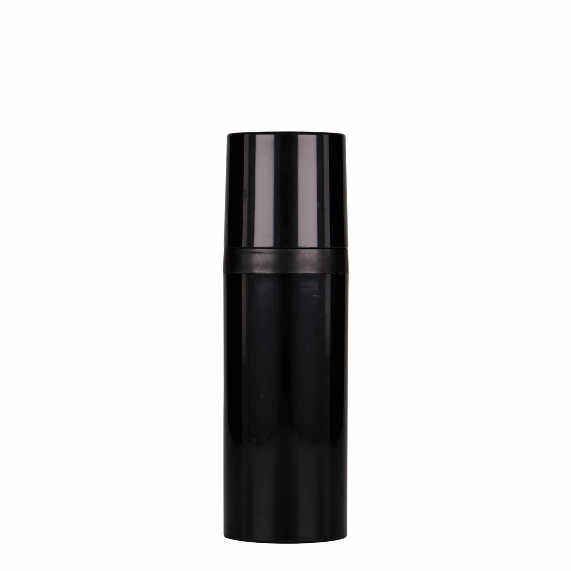 50 ml Airless Dispenser „Mezzo“, PP-Kunststoff, schwarz
