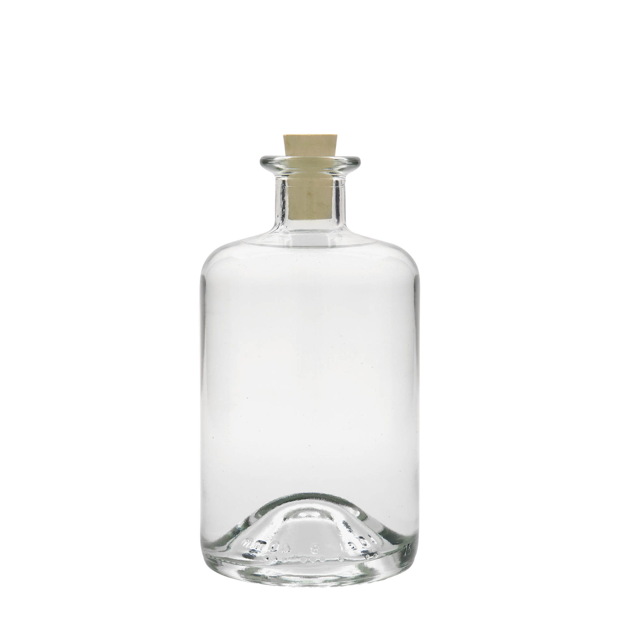 500 ml Glasflasche Apotheker, Mündung: Kork 500 ml Glasflasche Apotheker, Mündung: Kork