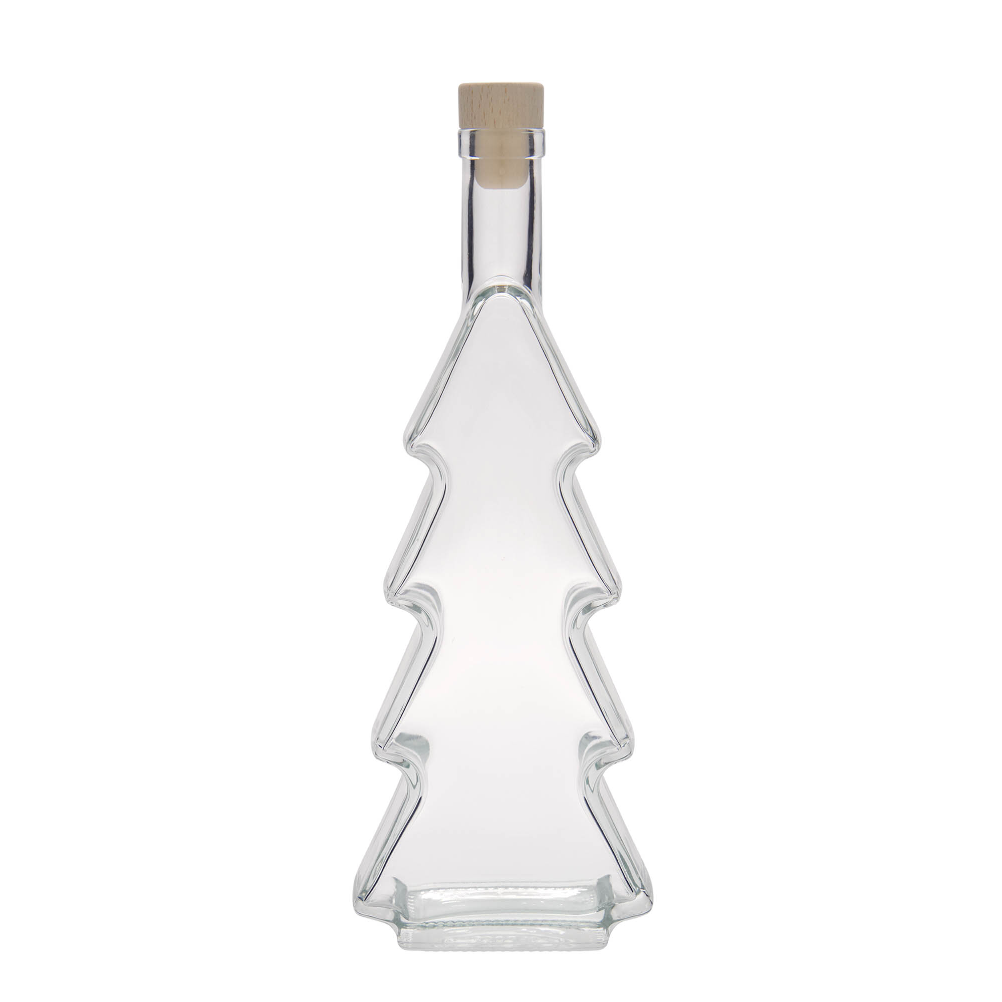 500 ml Glasflasche 'Tannenbaum', Mündung: Kork
