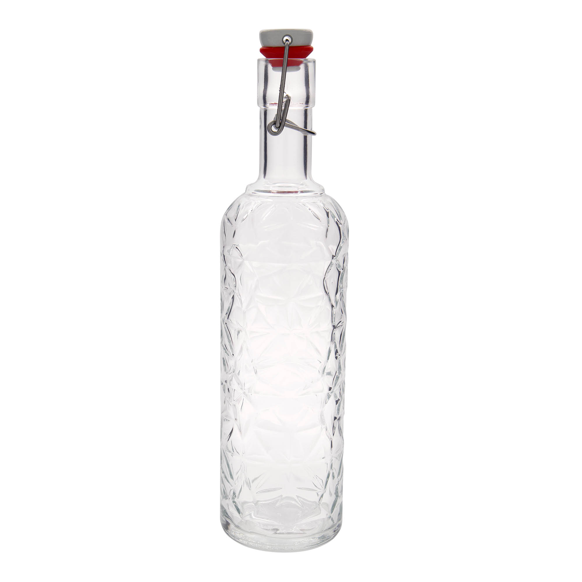 1.000 ml Glasflasche 'Oriente', Mündung: Bügelverschluss 1.000 ml Glasflasche 'Oriente', Mündung: Bügelverschluss