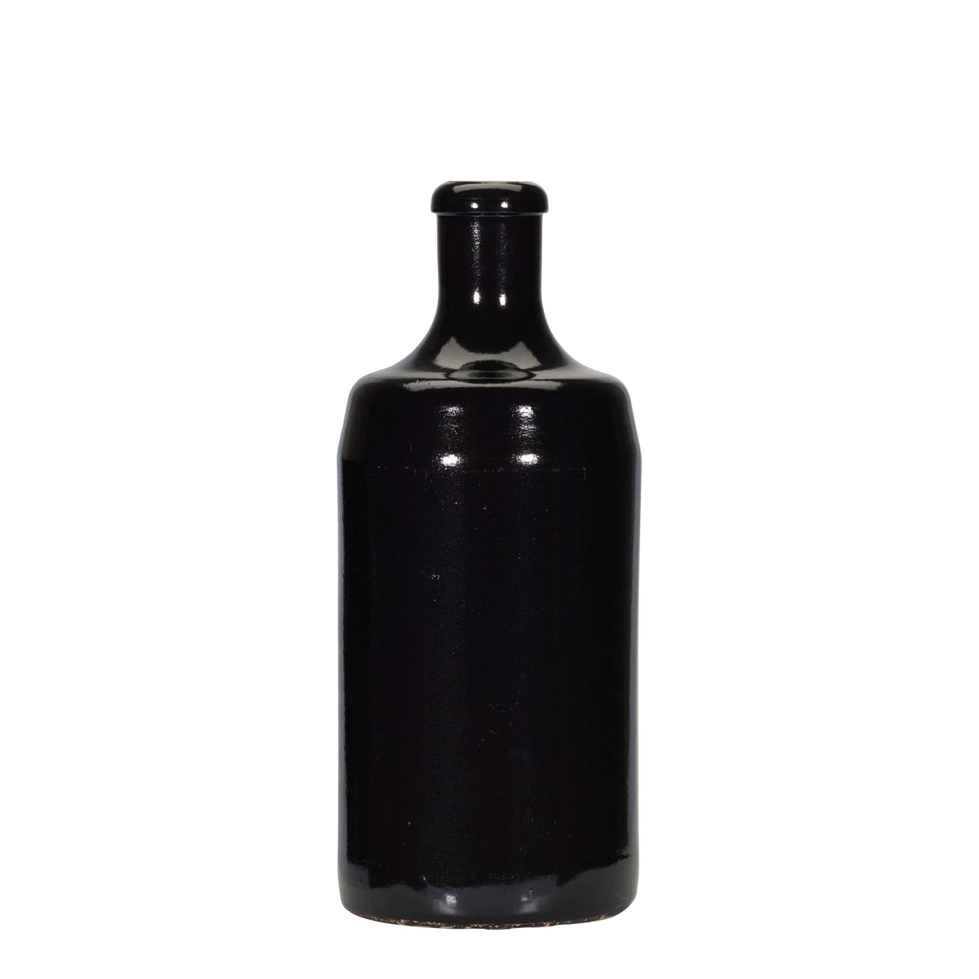 700 ml Tonkrug 'Calvados, Steinzeug, schwarz, Mündung: Kork 700 ml Tonkrug 'Calvados, Steinzeug, schwarz, Mündung: Kork