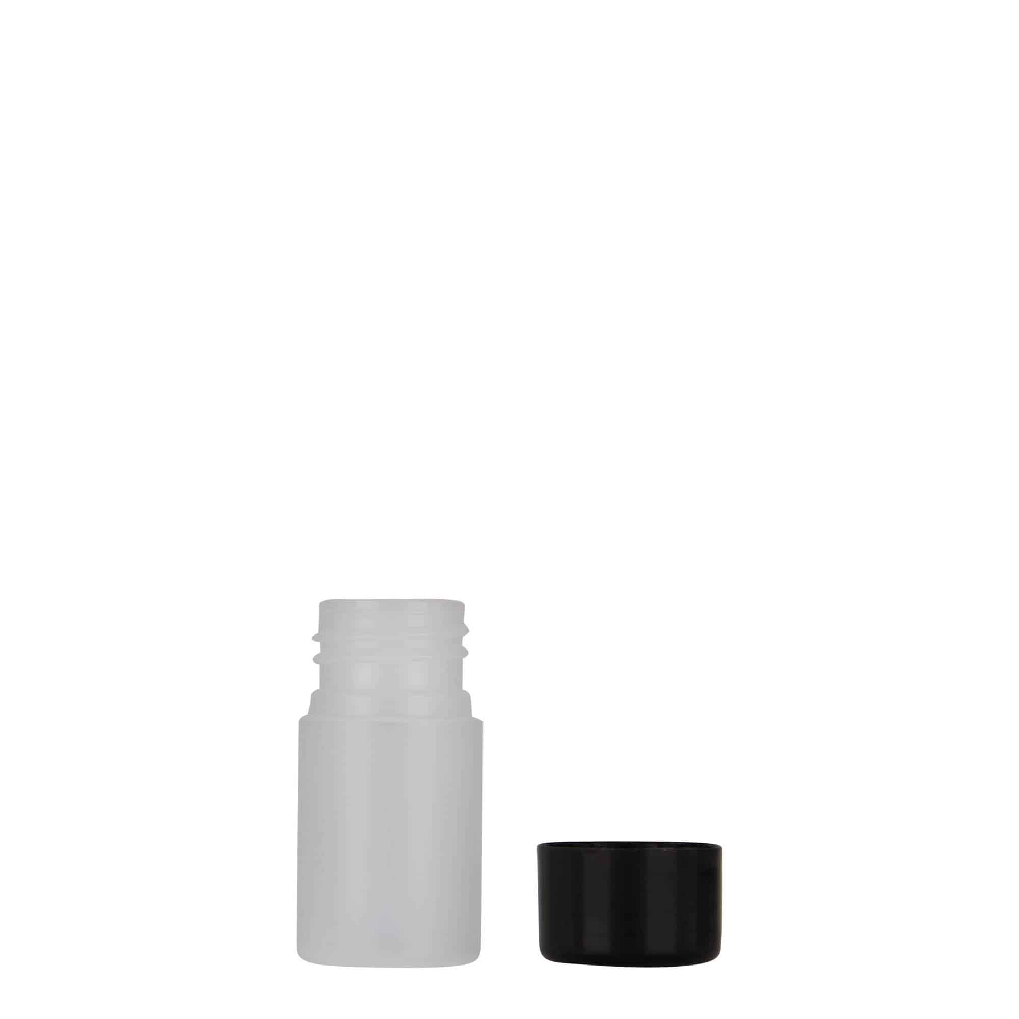 15 ml Kunststoffflasche 'Tuffy', HDPE, natur, Mündung: 24/410